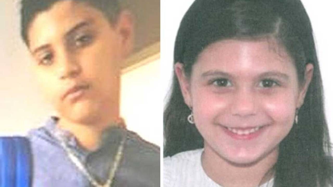 Das Foto zeigt die beiden vermissten Kinder aus Gelsenkirchen. Leonardo K. (12) und Louisiana K. (6).