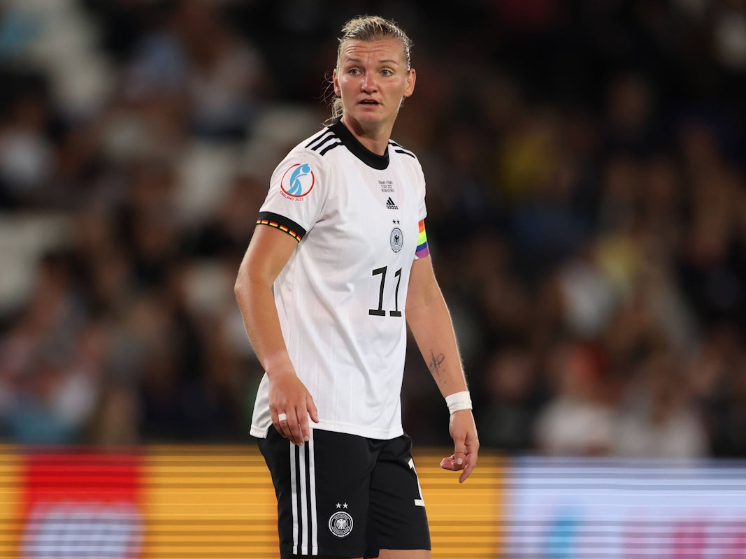 Alexandra Popp im Halbfinal-Spiel gegen Frankreich