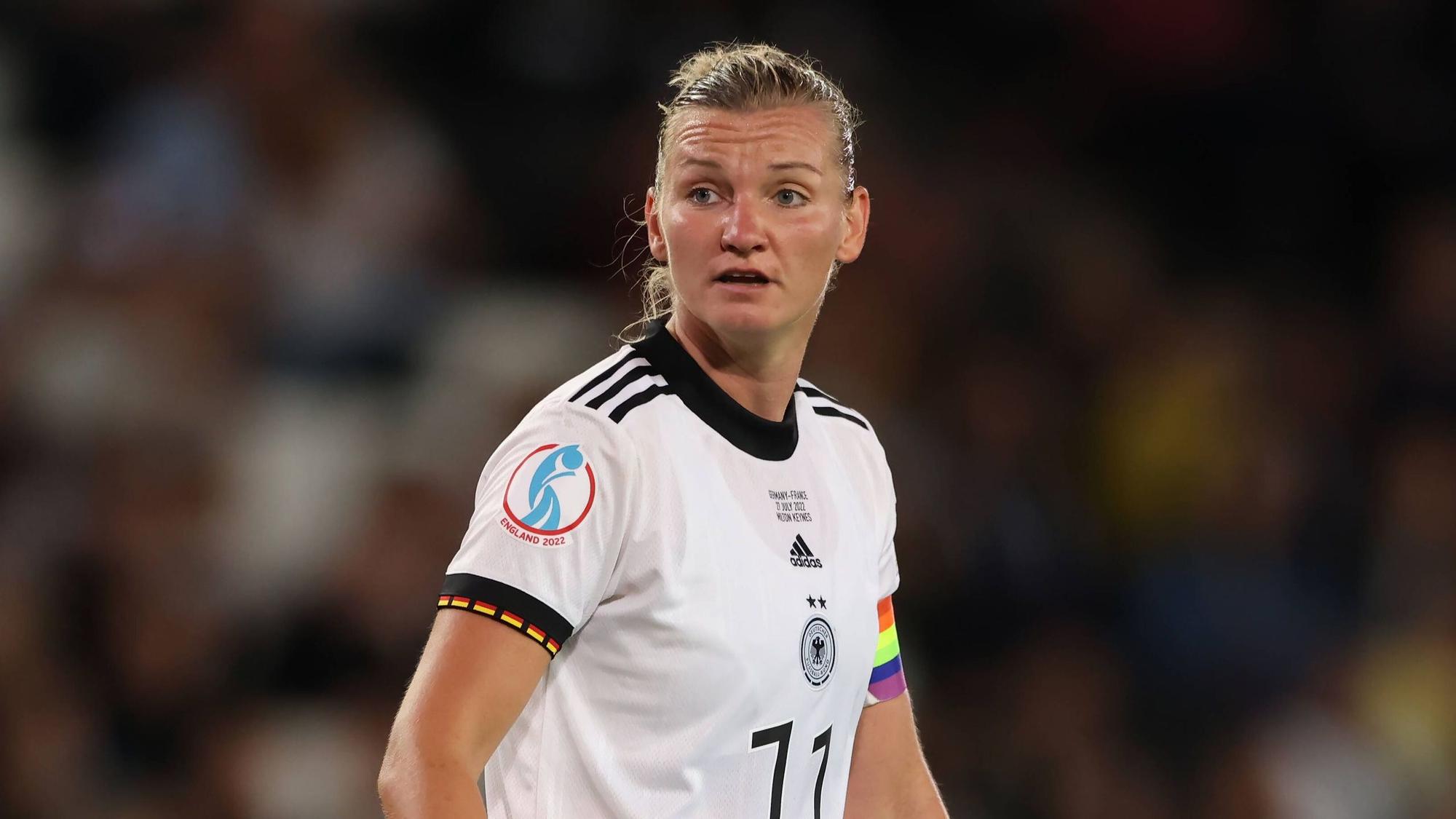 Alexandra Popp im Halbfinal-Spiel gegen Frankreich