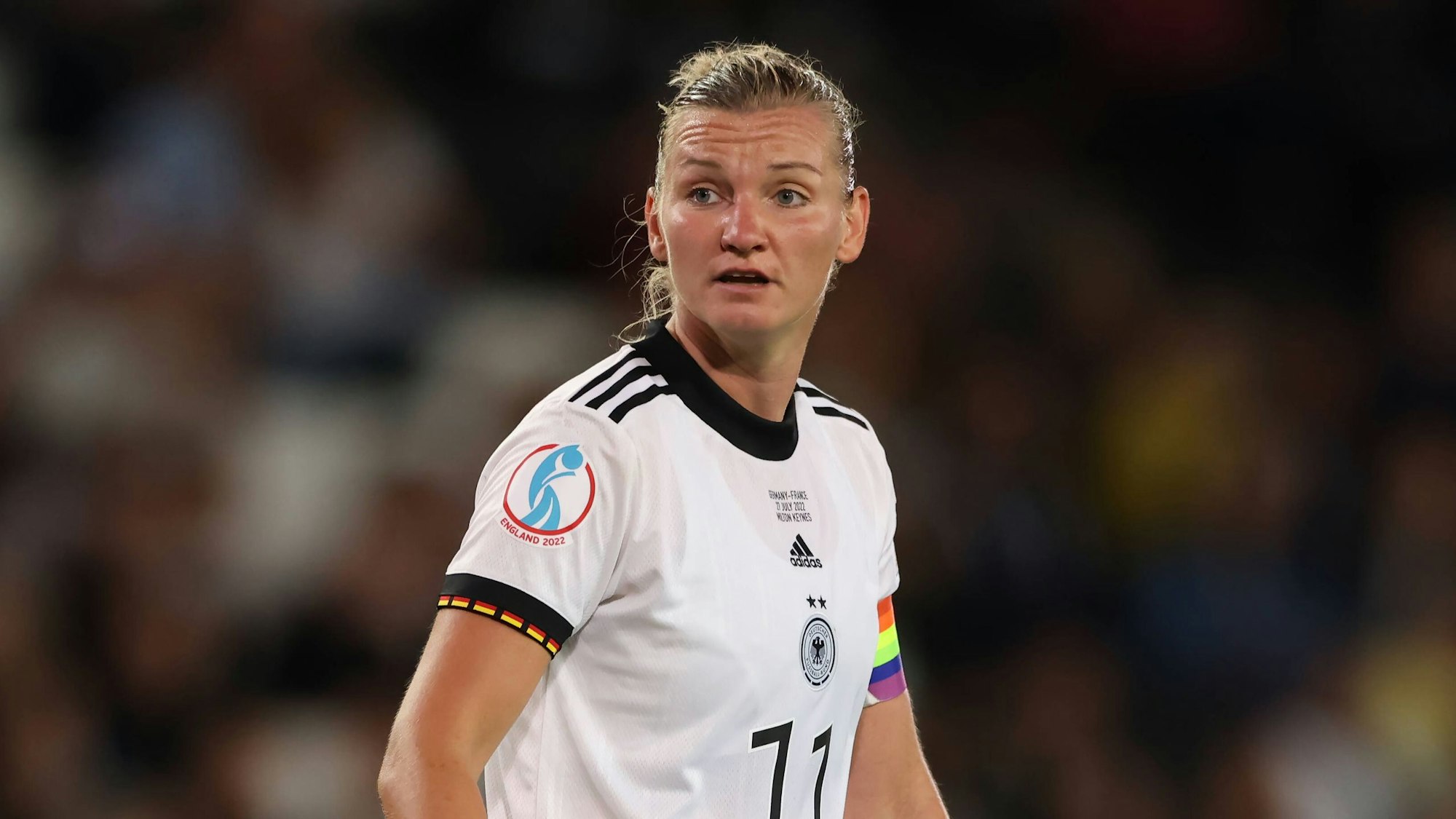 Alexandra Popp im Halbfinal-Spiel gegen Frankreich