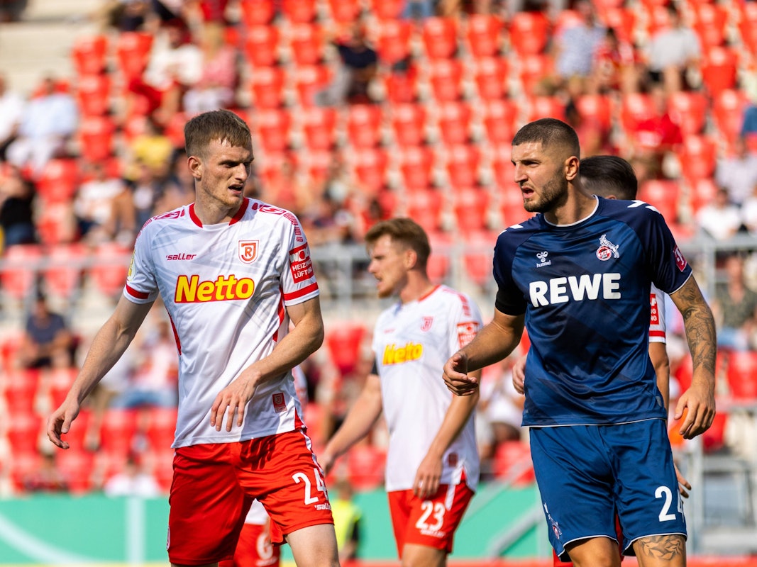 Jeff Chabot gab in Regensburg sein Saison-Debüt für den 1. FC Köln.