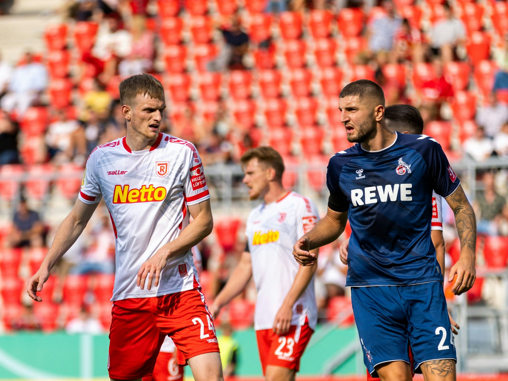 Jeff Chabot gab in Regensburg sein Saison-Debüt für den 1. FC Köln.