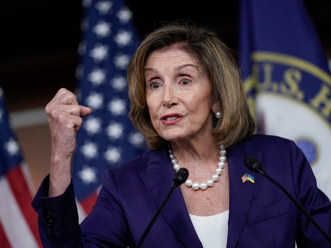US-Demokration Nancy Pelosi bei einer Rede in Washington: Ihr Besuch in Taiwan dürfte die Beziehungen zwischen China und den USA aufs Äußerste belasten.