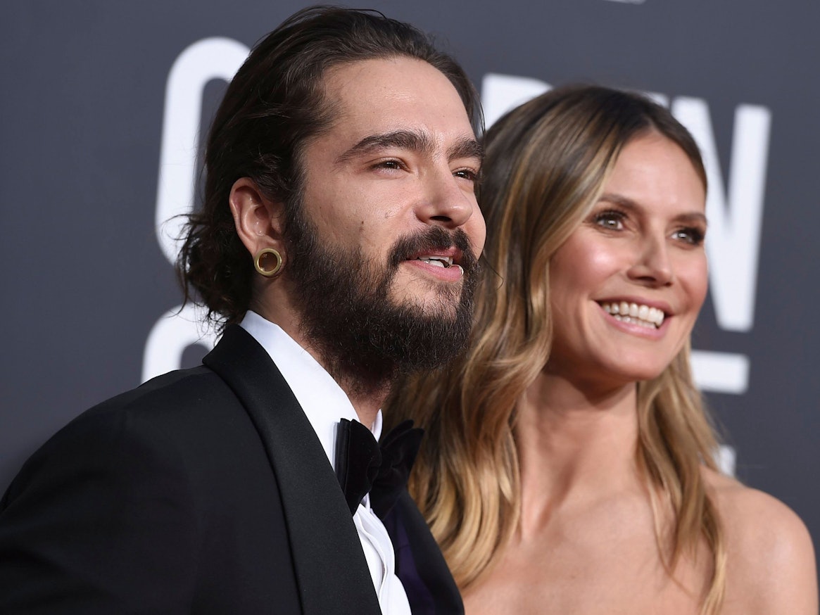 Tom Kaulitz (l) und Heidi Klum, hier im Januar 2019 in Beverly Hills, leben ihre Liebe in der Öffentlichkeit.