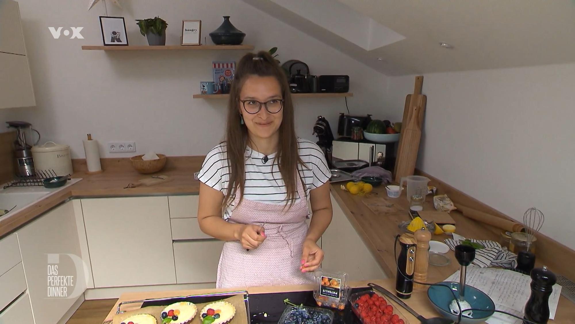 Für eine Nicht-Köchin konnte Alina beim „Perfekten Dinner“ ziemlich punkten.
