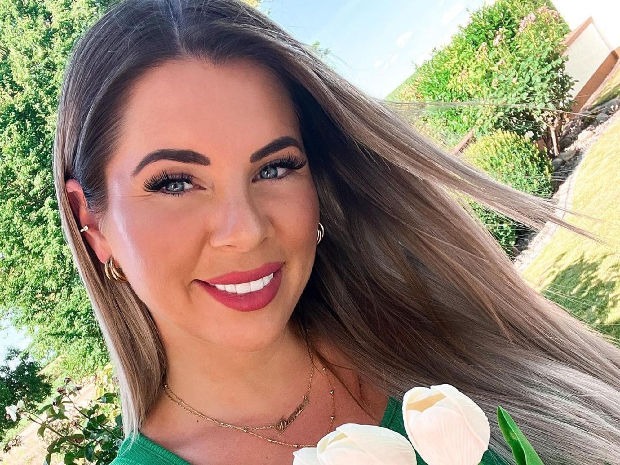 Jenny Frankhauser, hier auf einem Instagram-Selfie vom Juni 2022