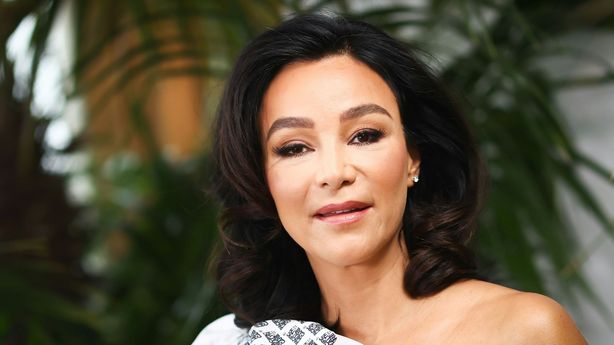 Verona Pooth, Moderatorin und Model, bei einem Fototermin zur Vorstellung einer Pflegeserie für Frauen.