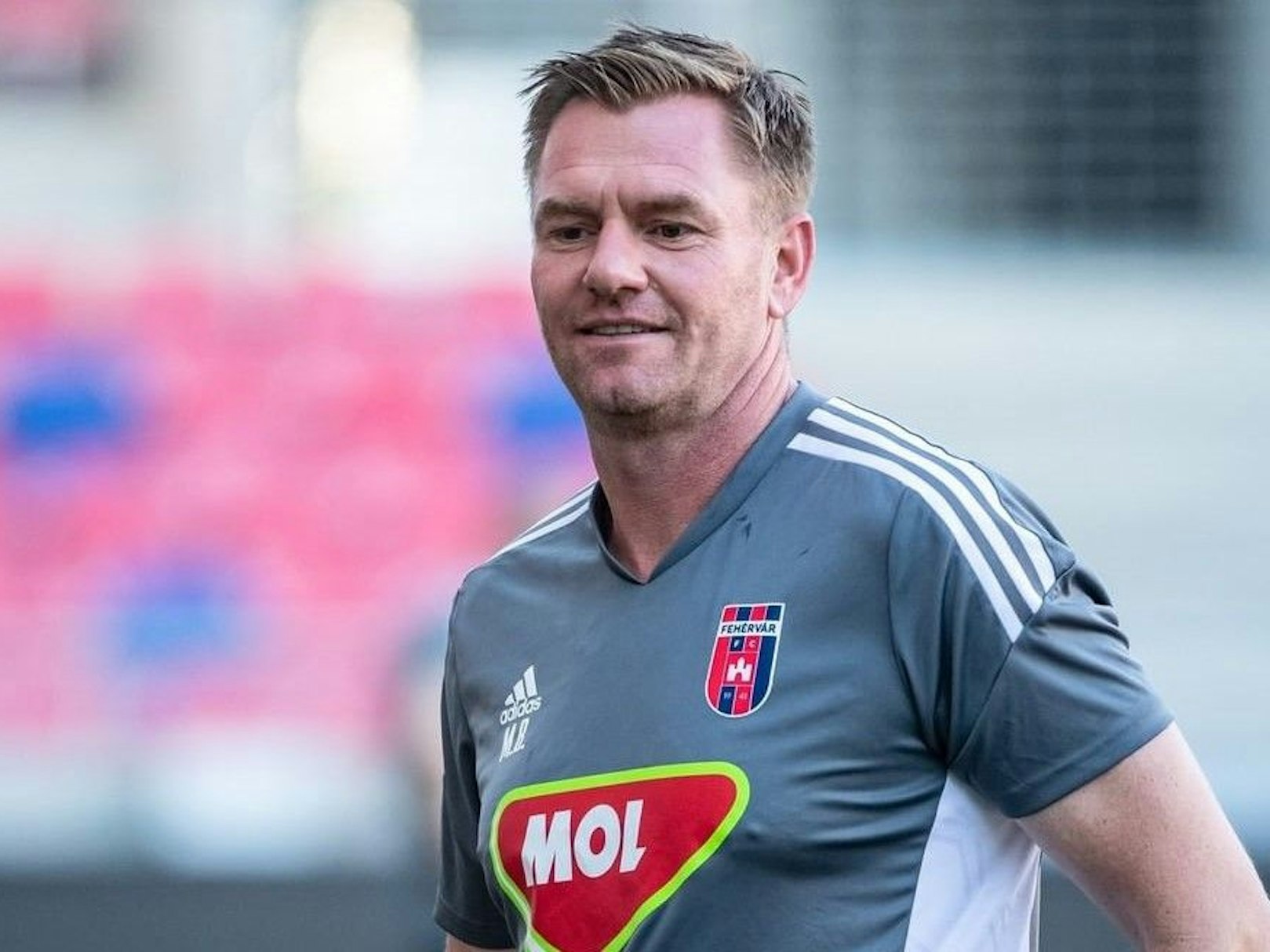 Michael Boris bei einer Einheit des Fehérvár FC, dem Gegner des 1. FC Köln in den Playoffs zur Conference League