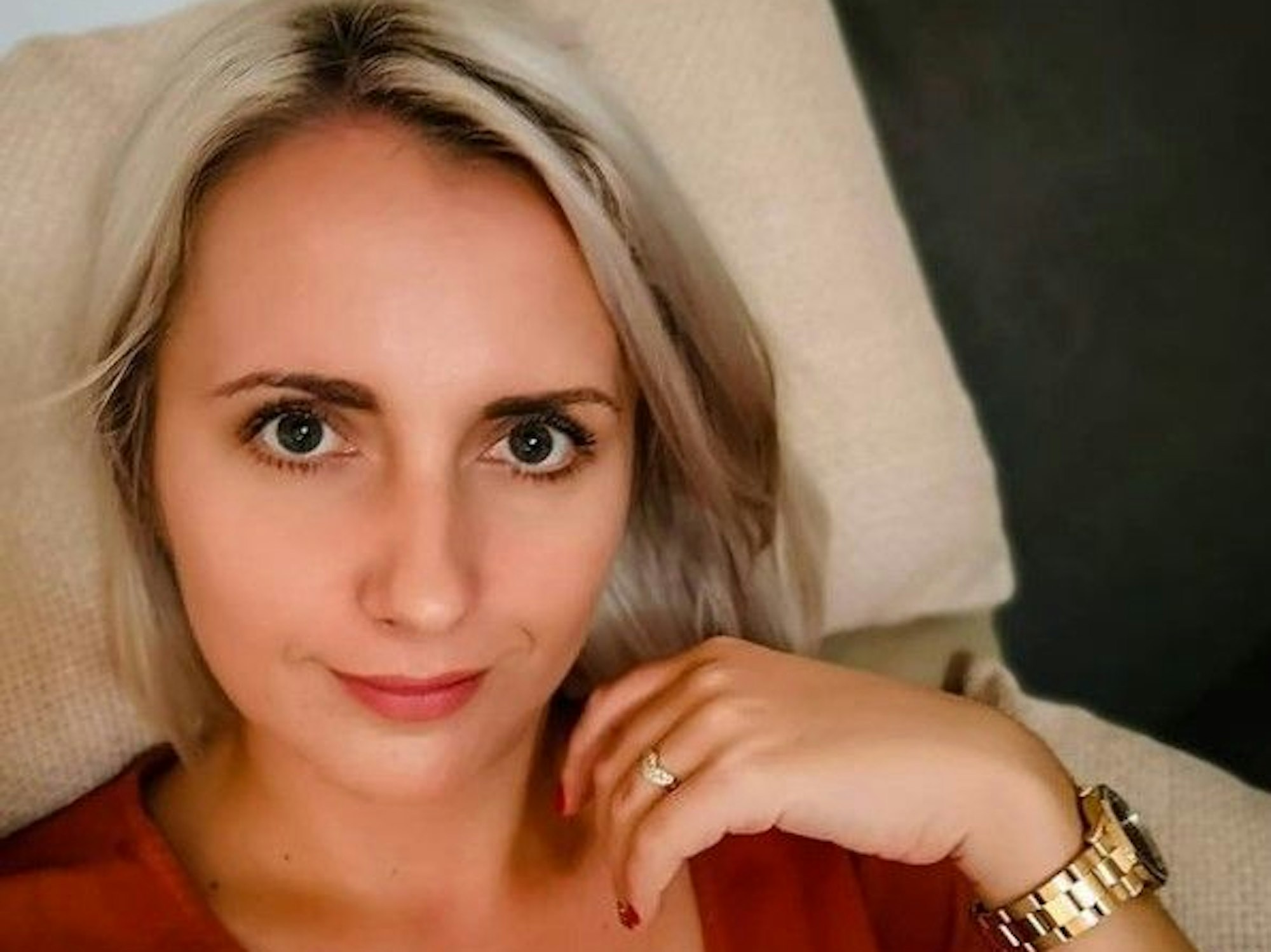 Anna Heiser auf einem Instagram-Selfie vom 23. Februar 2020