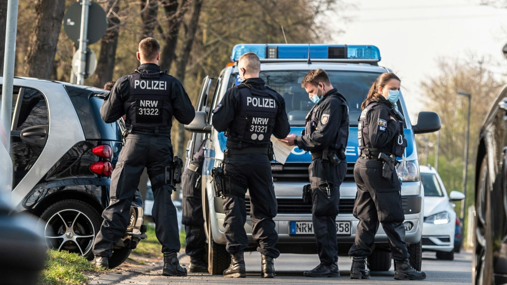 Beamte der Polizei NRW im Einsatz
