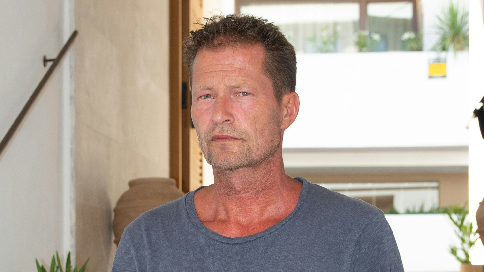 Til Schweiger, hier am 25. Juni auf Mallorca, sagte den überschüssigen Kilos den Kampf an.