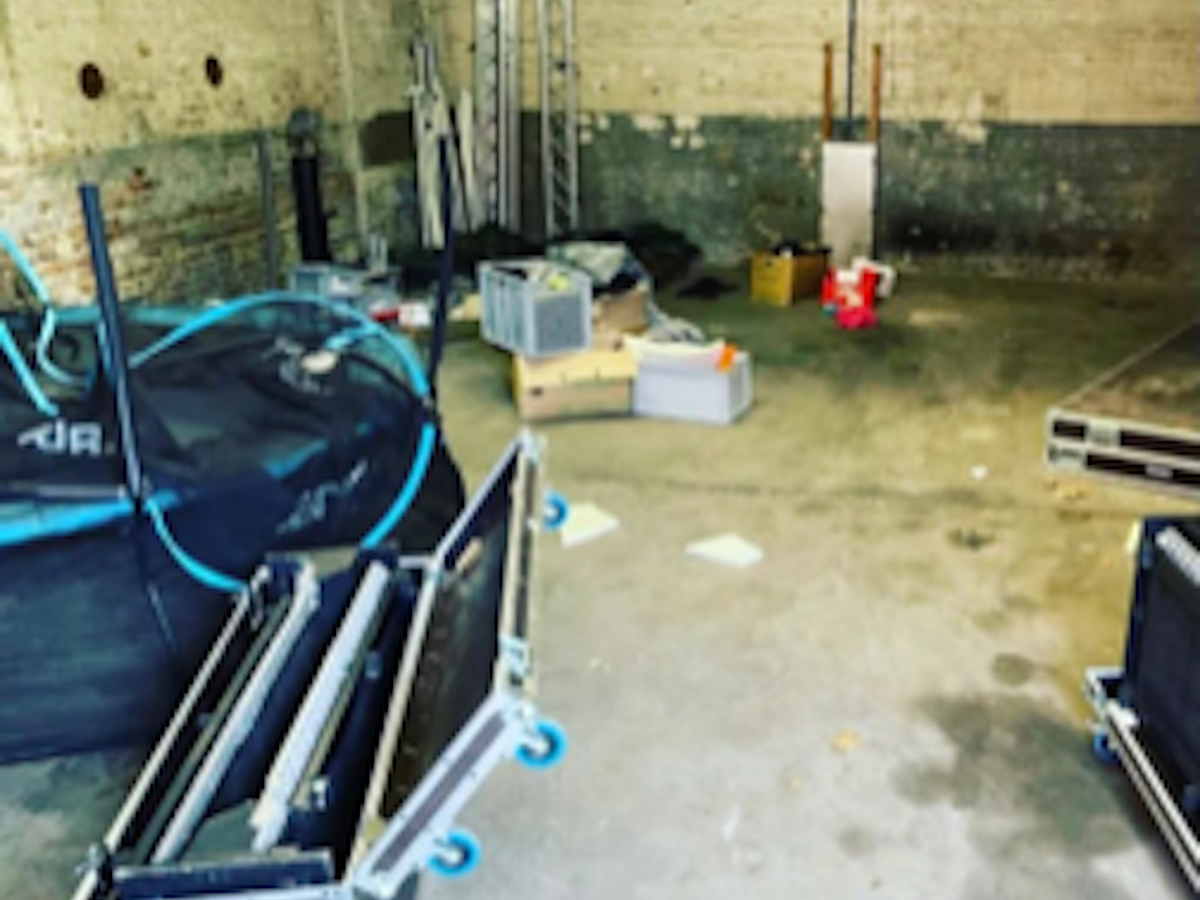 Lagerhalle der Angels Aerials in Köln