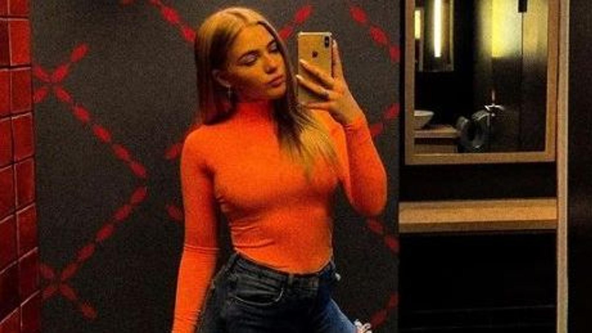 Das Foto zeigt die ehemalige Aldi-Mitarbeiterin Elaine Victoria, die inzwischen als Model arbeitet. Sie hat das Selfie am 1. September 2019 auf Instagram veröffentlicht. Screenshot am 4. August 2022 erstellt zum Zwecke der Berichterstattung. Quelle: Instagram / victoria.evn