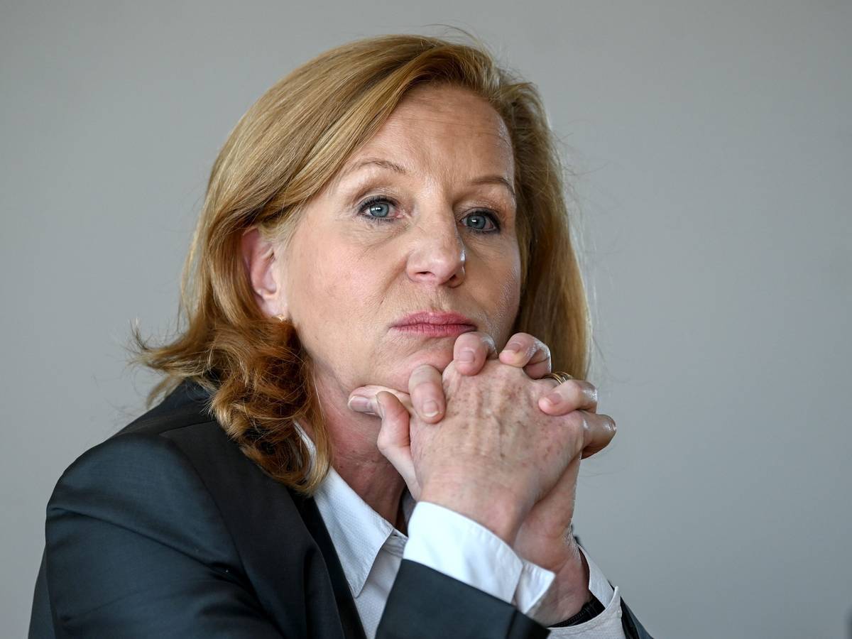 Patricia Schlesinger bei einem Interview im Dezember 2021.