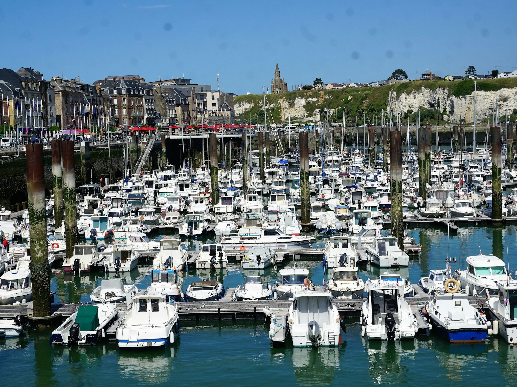 Der Hafen von Dieppe in der Normandie