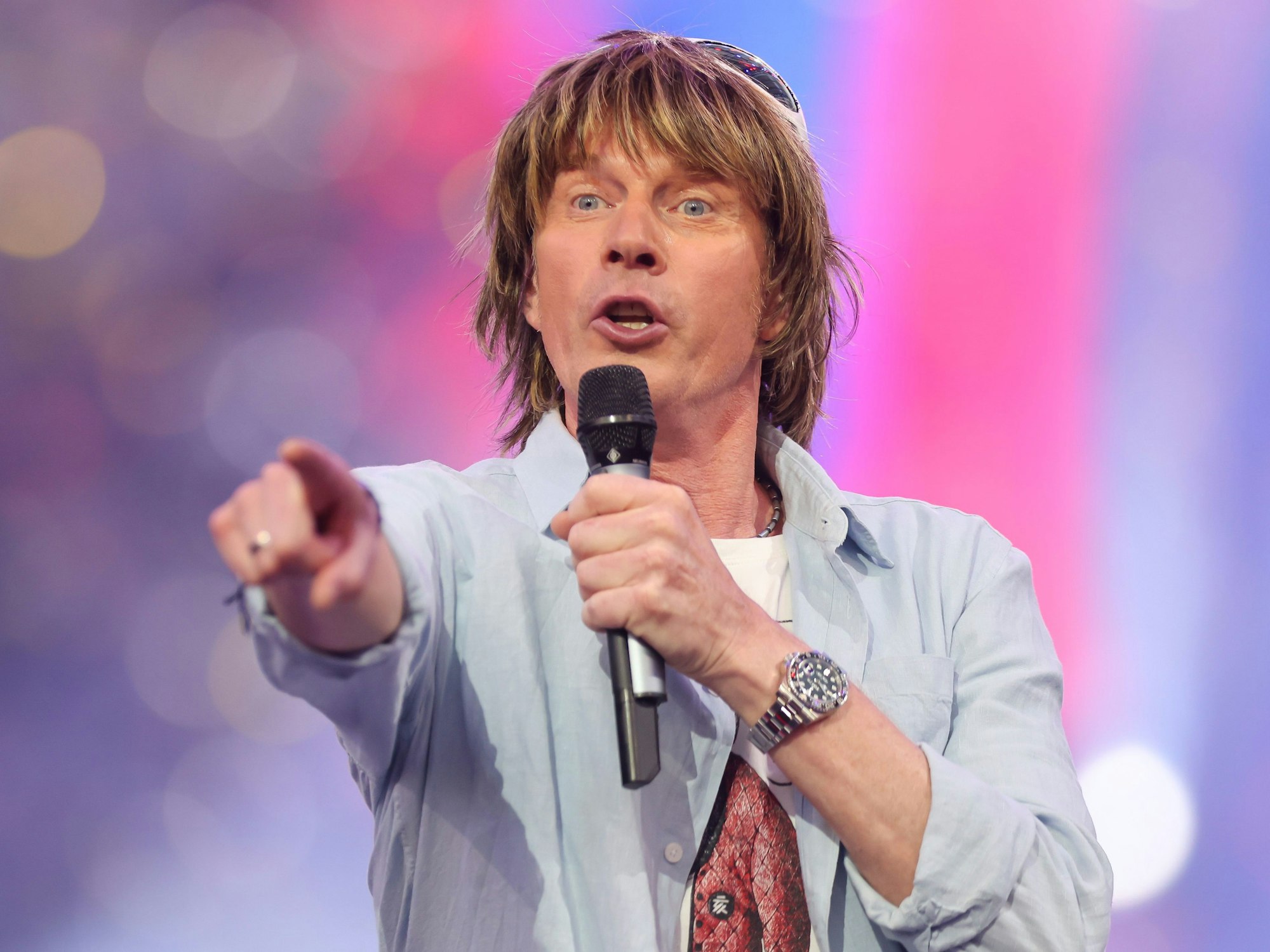 Ballermann-Star Mickie Krause, hier am 23. Juli 2022 in Leipzig, hat den Krebs überwunden.