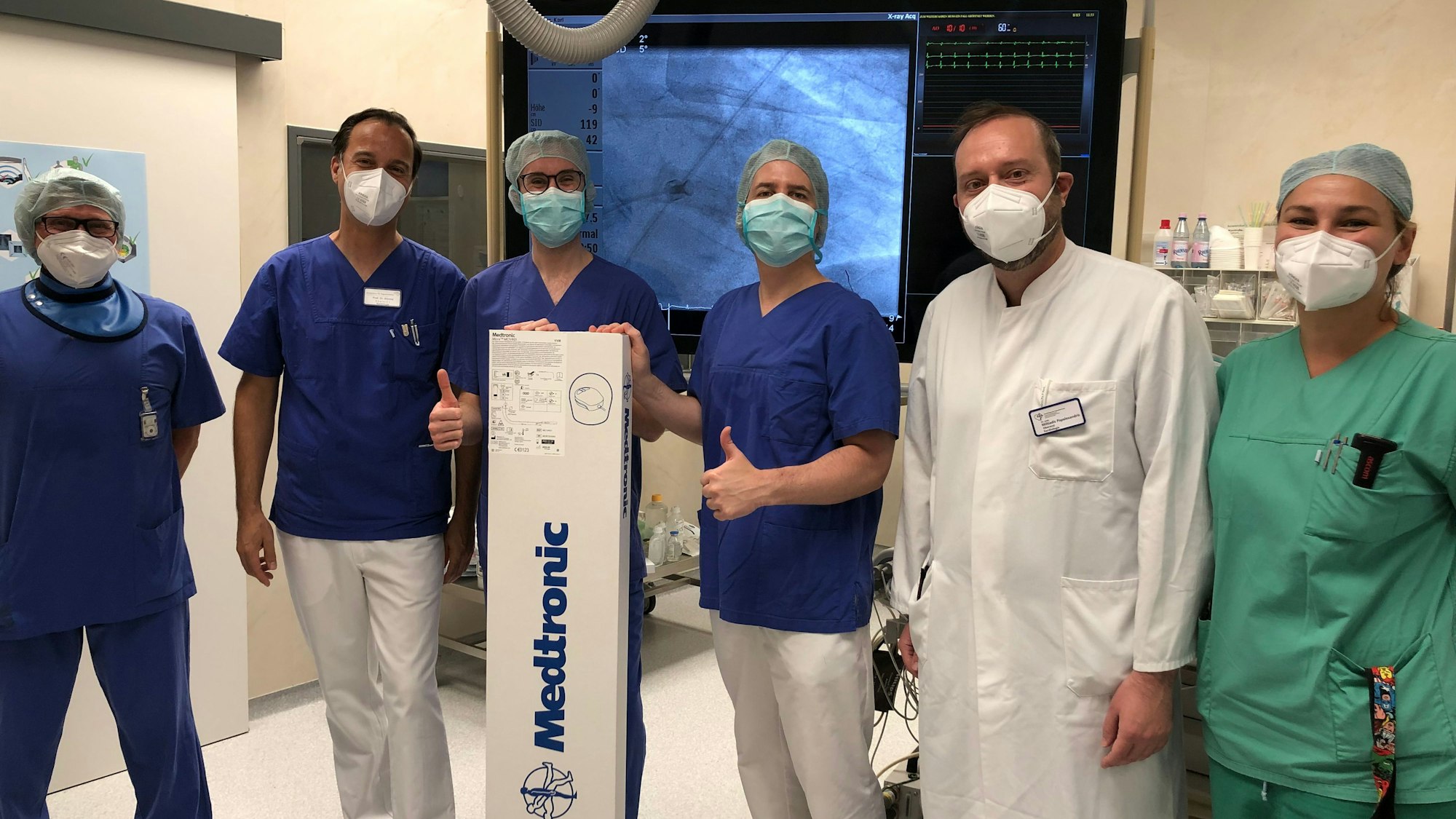 Das Team des Severinsklösterchen setzte einen Mini-Herzschrittmacher ein.