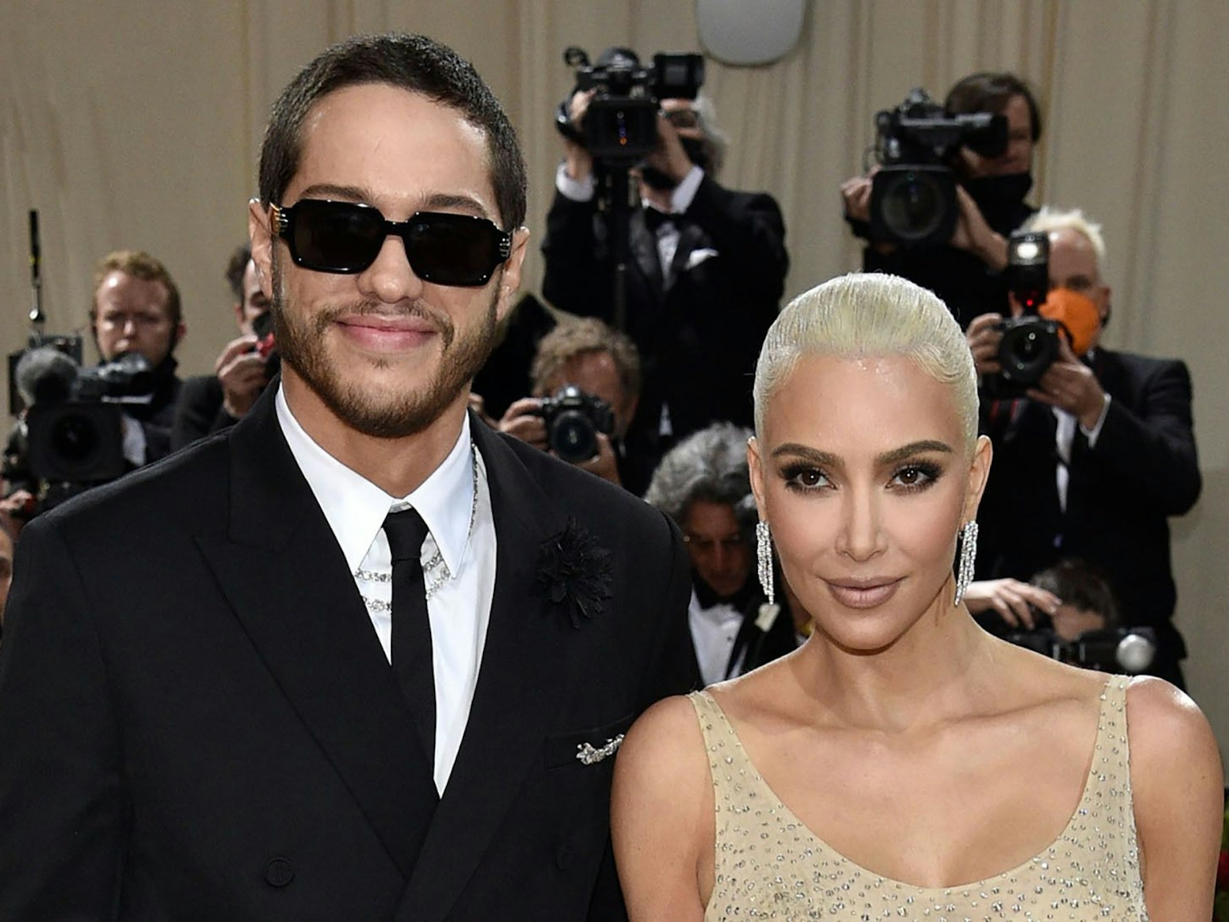 Pete Davidson und Kim Kardashian, hier zusammen bei der Met Gala, geben nach wenigen Monaten Beziehung ihre Trennung bekannt