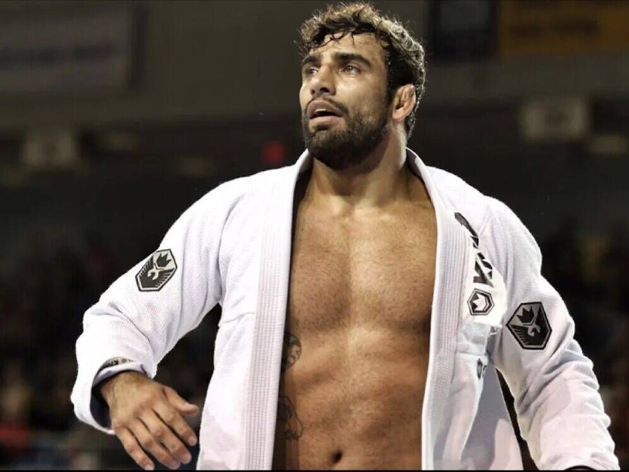 Leandro Lo bei einem Jiu-Jitsu-Kampf