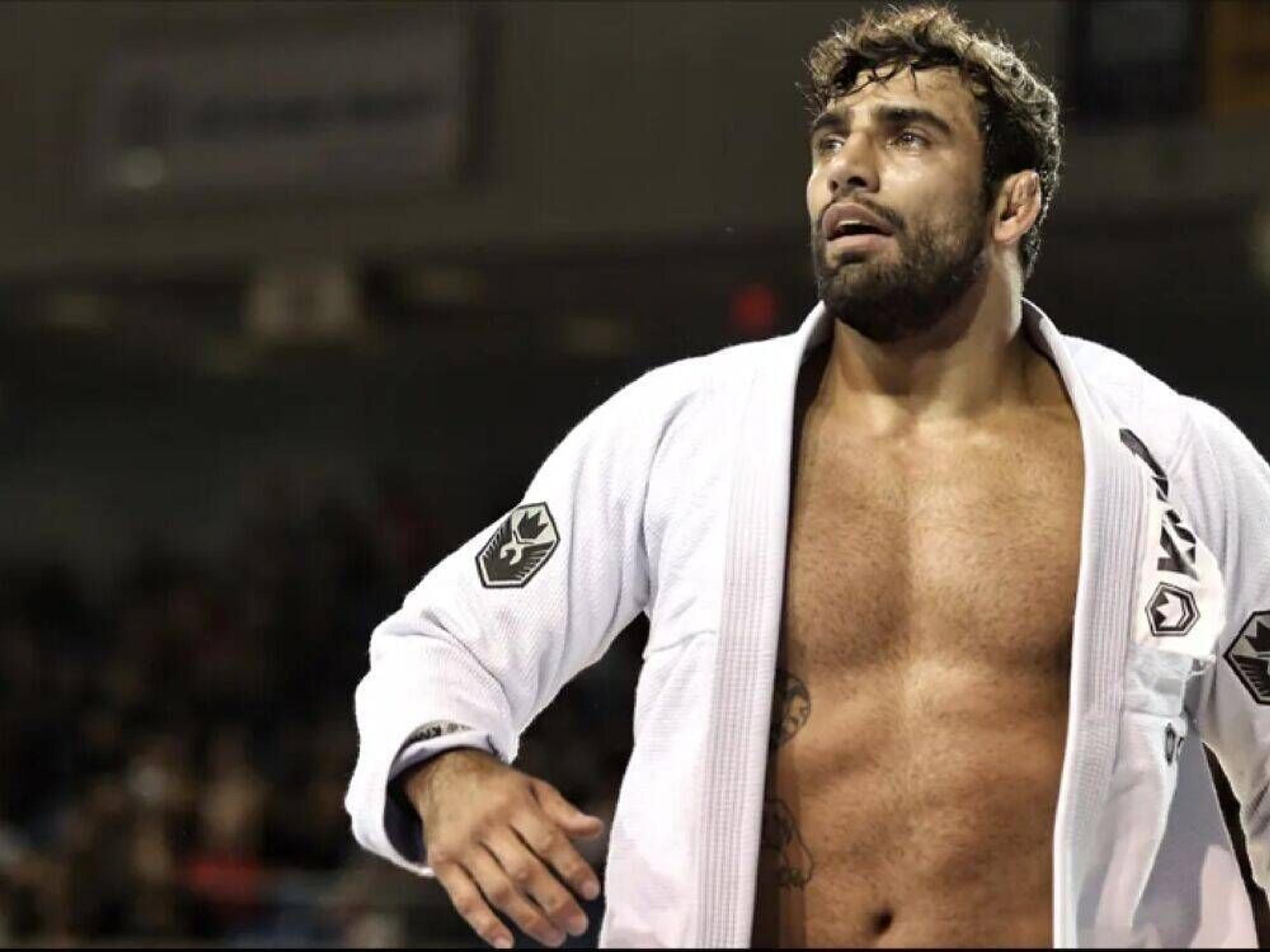 Leandro Lo bei einem Jiu-Jitsu-Kampf