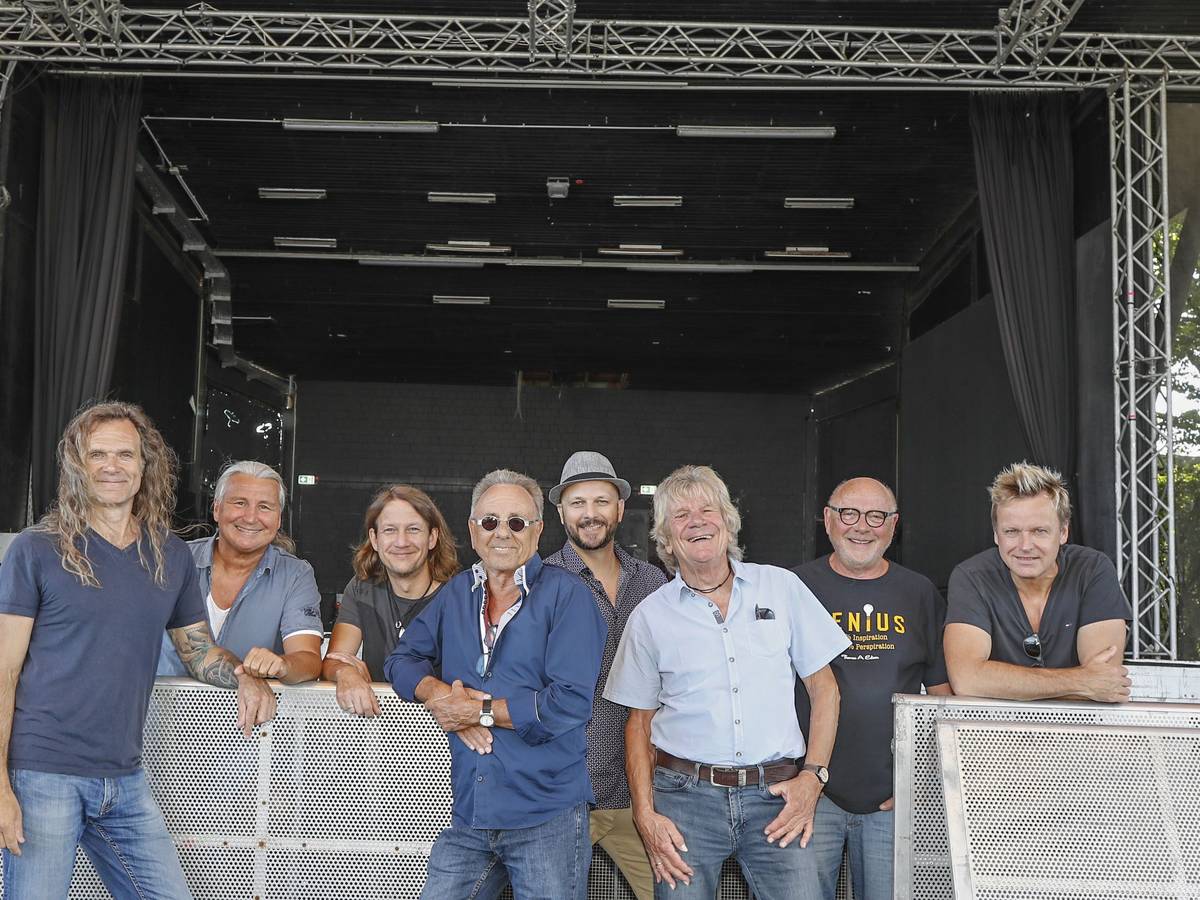 Die Band Bläck Fööss paar Tage kurz vor ihrem großen Auftritt im Tanzbrunnen in Köln.