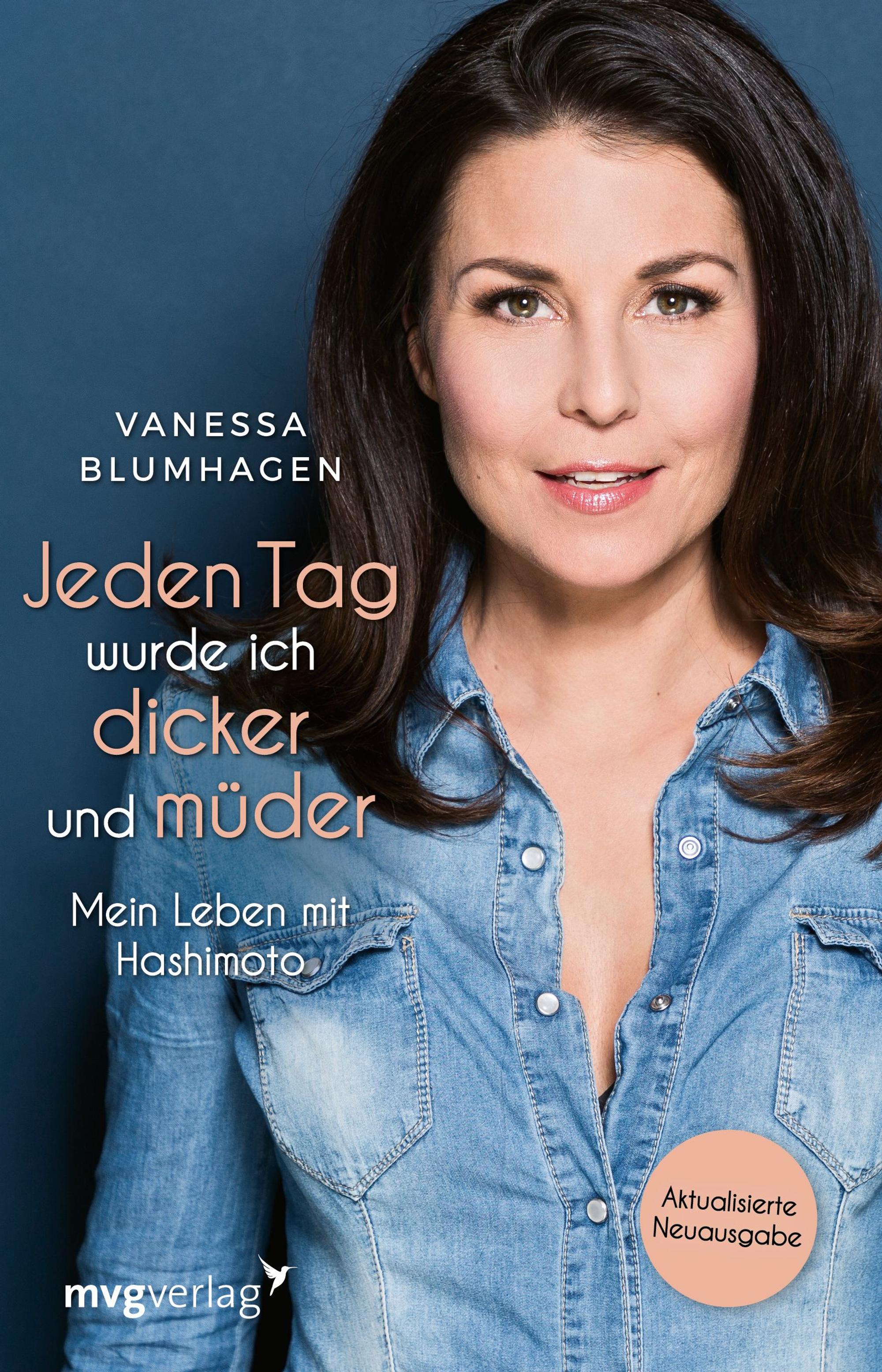 Vanessa Blumhagen, hier auf dem Cover ihres Buches „Jeden Tag wurde ich dicker und müder: Mein Leben mit Hashimoto“.