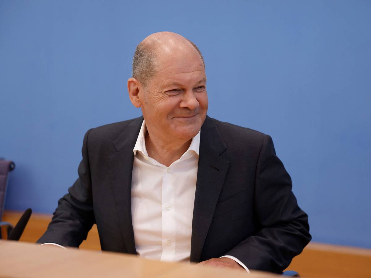 Gut gelaunt erschien Olaf Scholz zur Bundespressekonferenz. Beim Thema Cum-Ex gab er sich wortkarg.