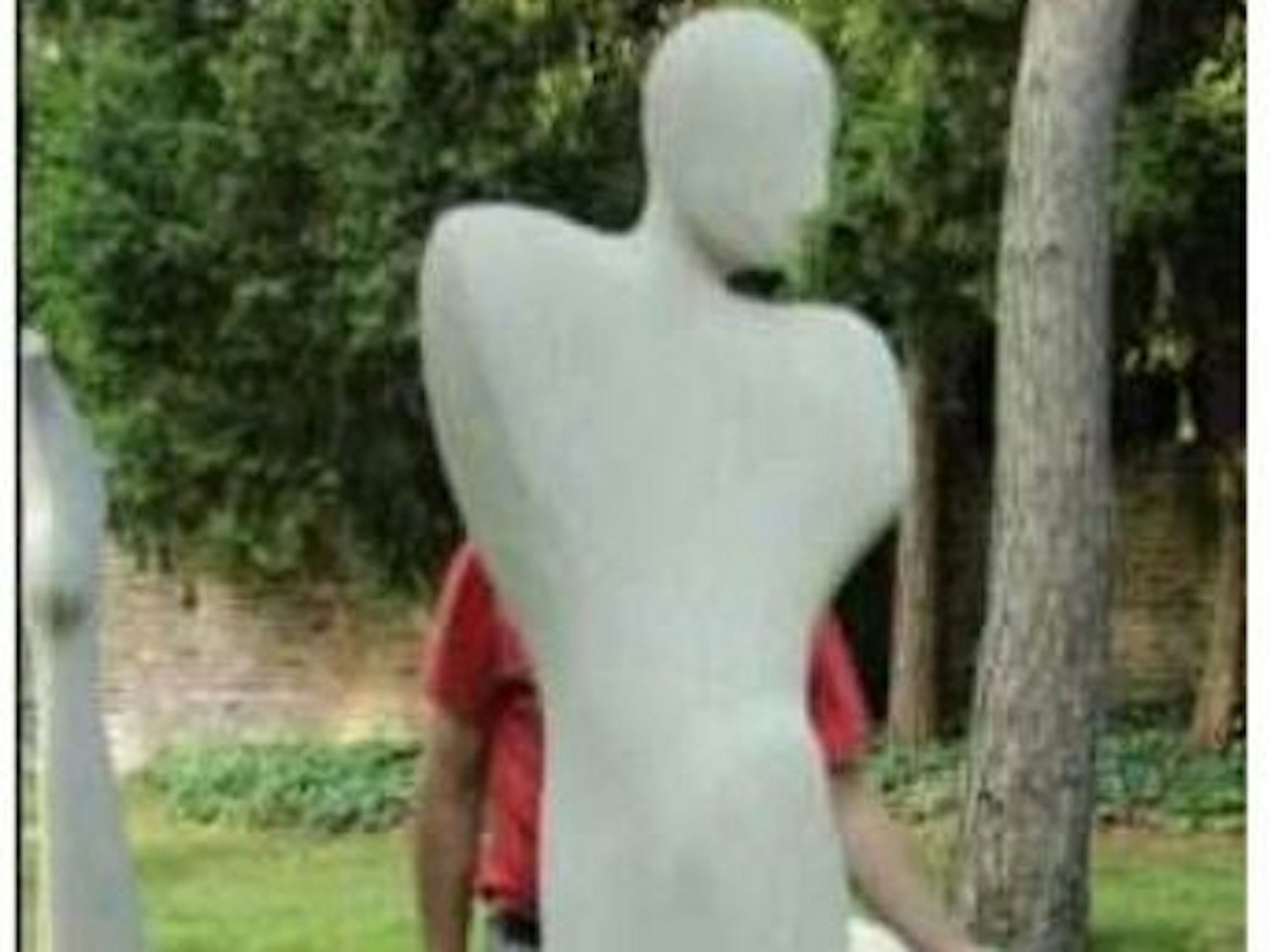 Das Foto zeigt die geklaute Skulptur.