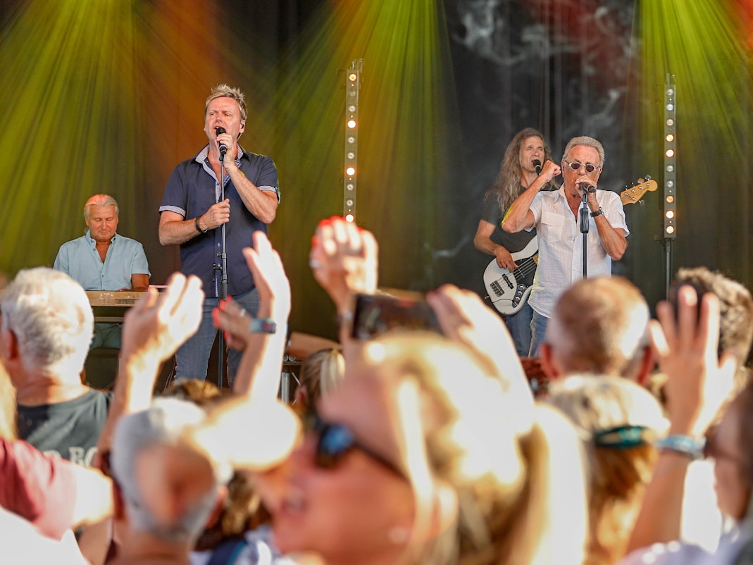 Die Band Bläck Fööss bei ihrem 46. Auftritt im Tanzbrunnen in Köln.