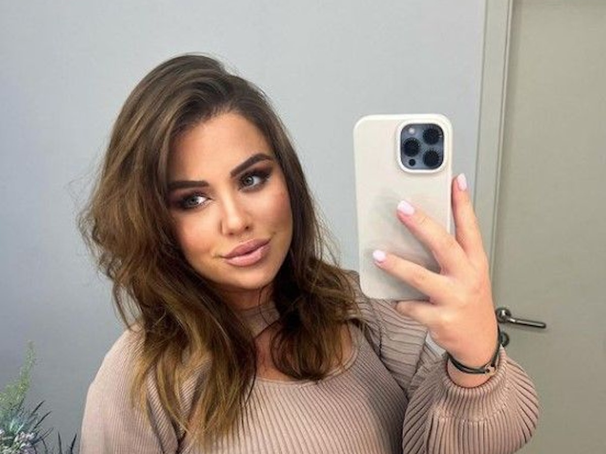 Kim Gloss, hier auf einem Instagram-Selfie vom 6. Juli 2022, entschied sich für einen geplanten Kaiserschnitt.