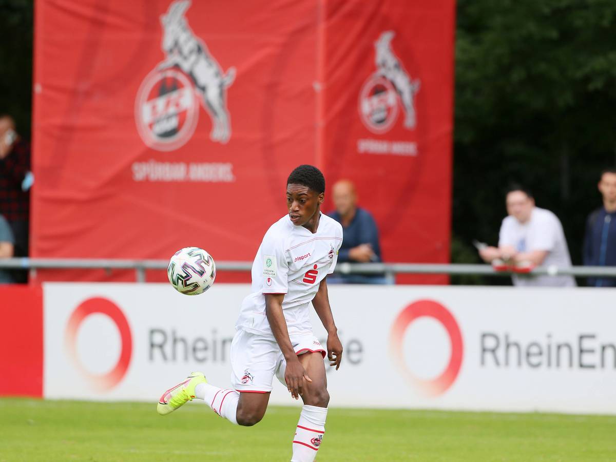 Justin Diehl im Trikot des 1. FC Köln.