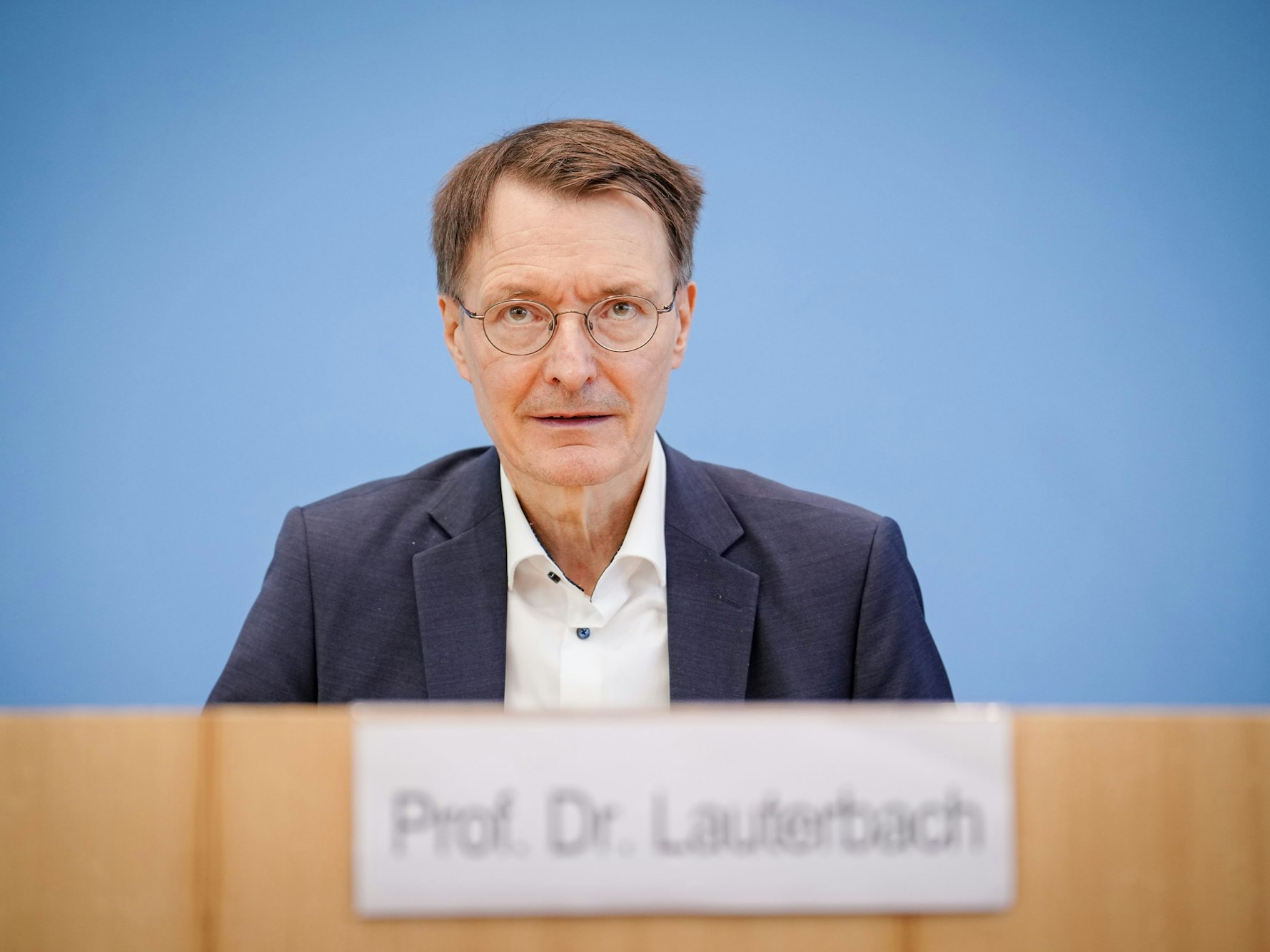 In der CDU regt sich Unmut über den Coron-Plan des Gesundheitsministers. Unser Foto zeigt Karl Lauterbach am 12.8.2022 bei einer Pressekonferenz.