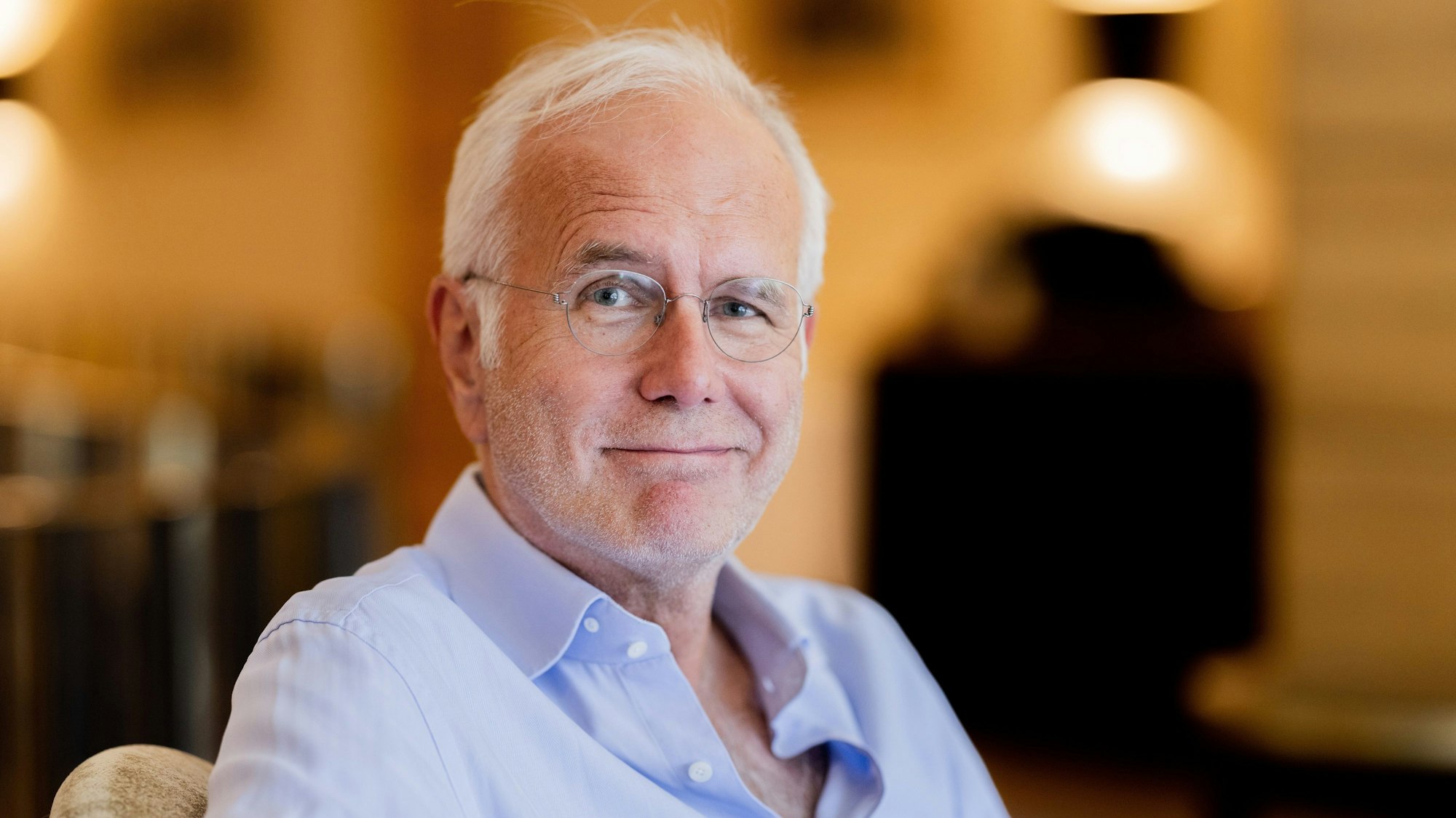 Harald Schmidt, Schauspieler, Entertainer und Kabarettist, aufgenommen im Rahmen eines Interviews mit der Deutschen Presse-Agentur.