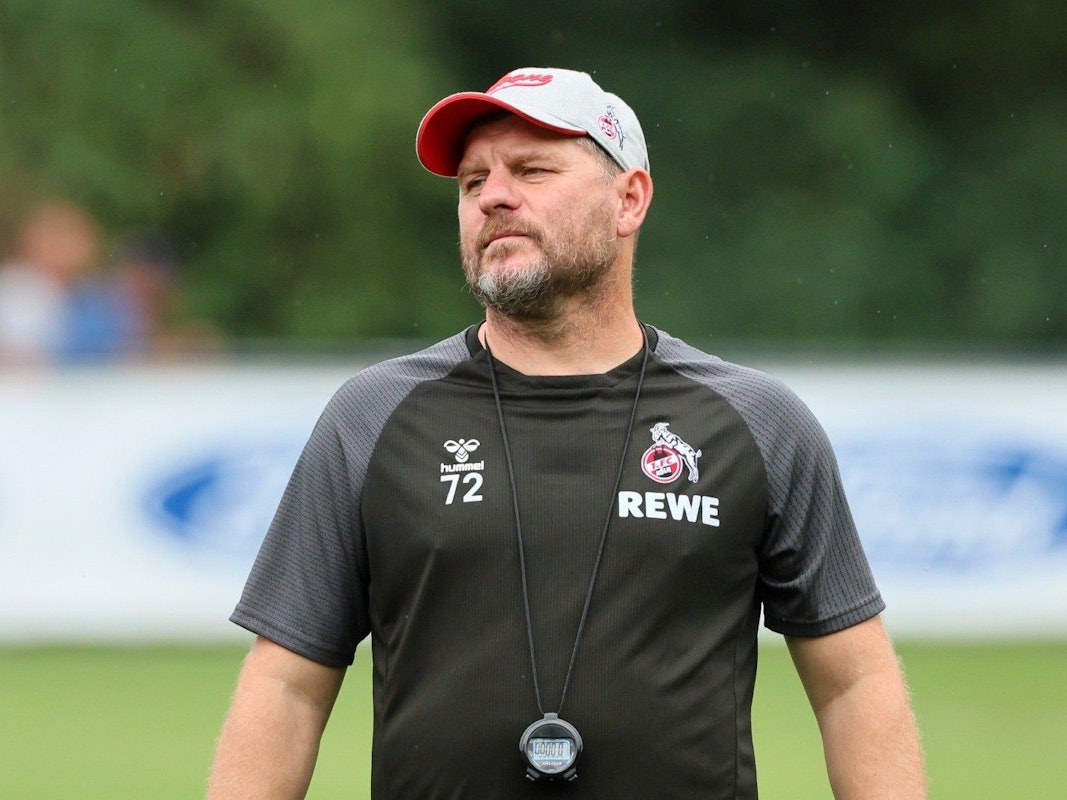 Steffen Baumgart im Training des 1. FC Köln.