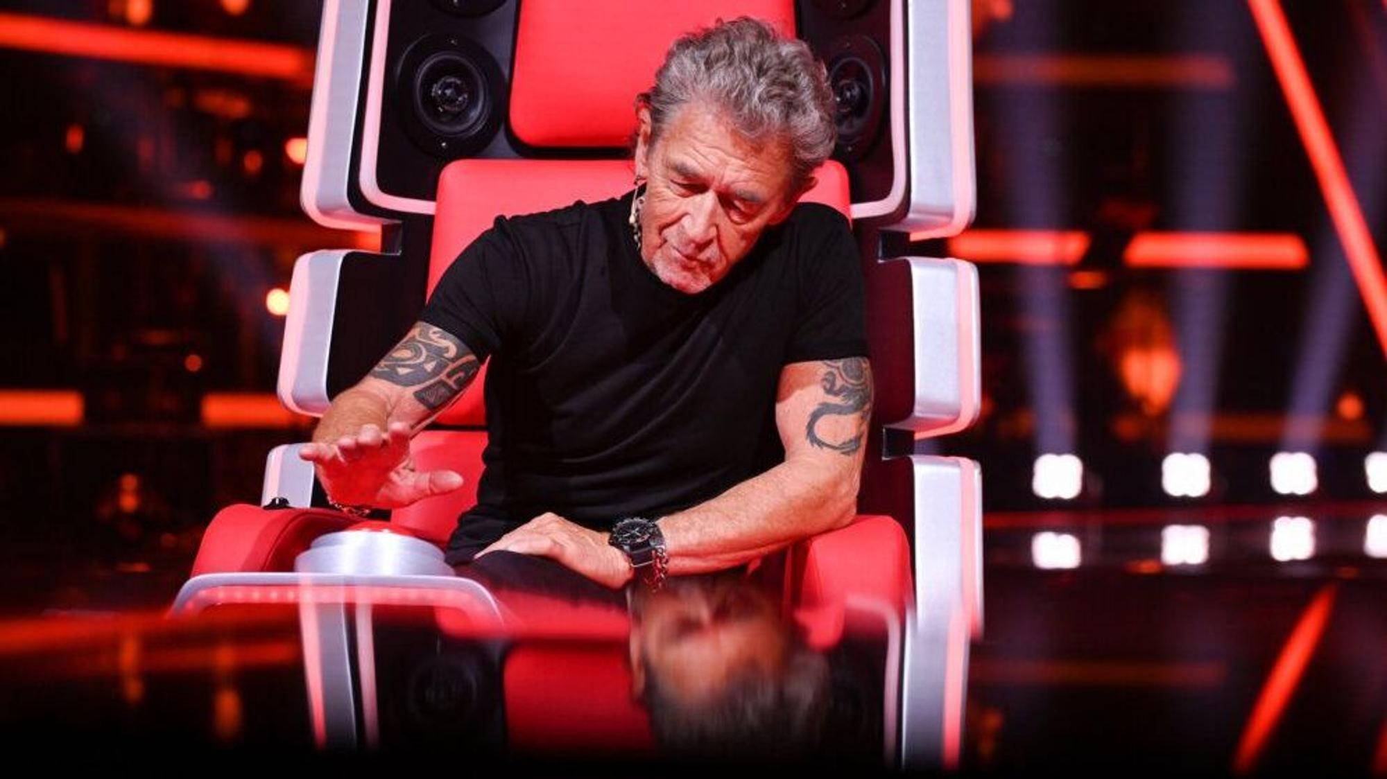 Peter Maffay drückt bei „The Voice of Germany“ den Buzzer.