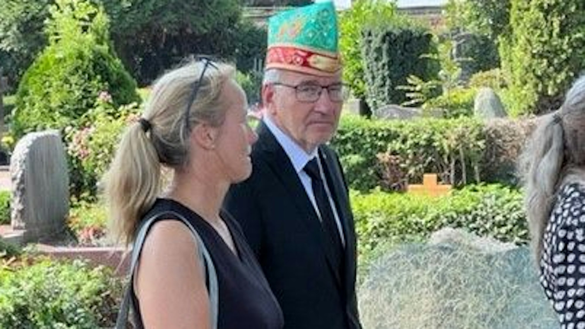 AltstädterPräsident Hans Kölschbach im Trauerzug.