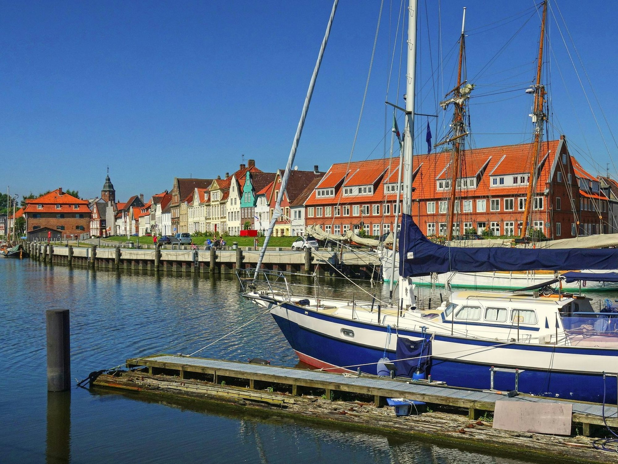 In Glückstadt erwartet einen eine wunderschöne Altstadt.