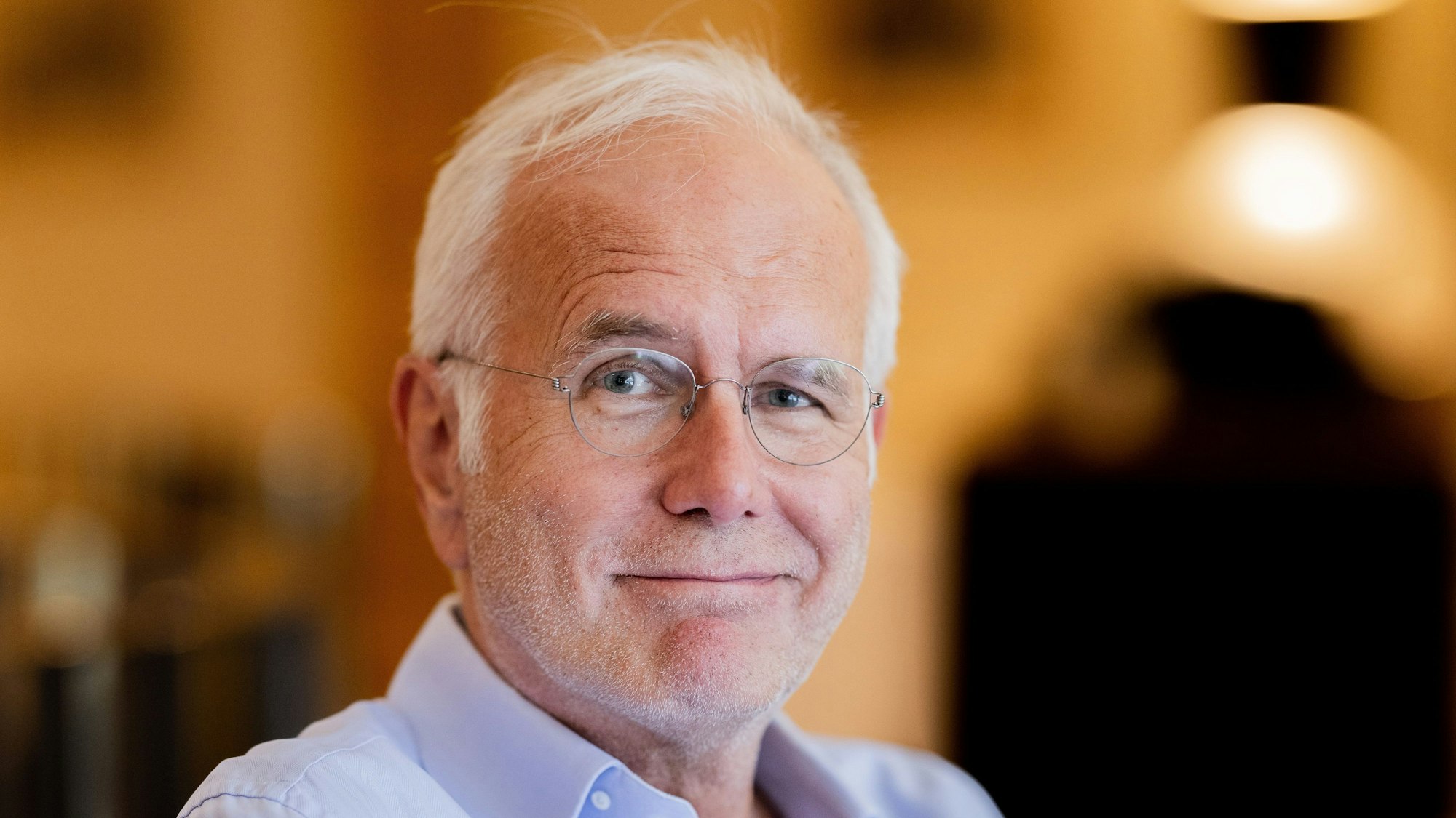 Harald Schmidt, Schauspieler, Entertainer und Kabarettist, aufgenommen im Rahmen eines Interviews mit der Deutschen Presse-Agentur im Excelsior Hotel Ernst.