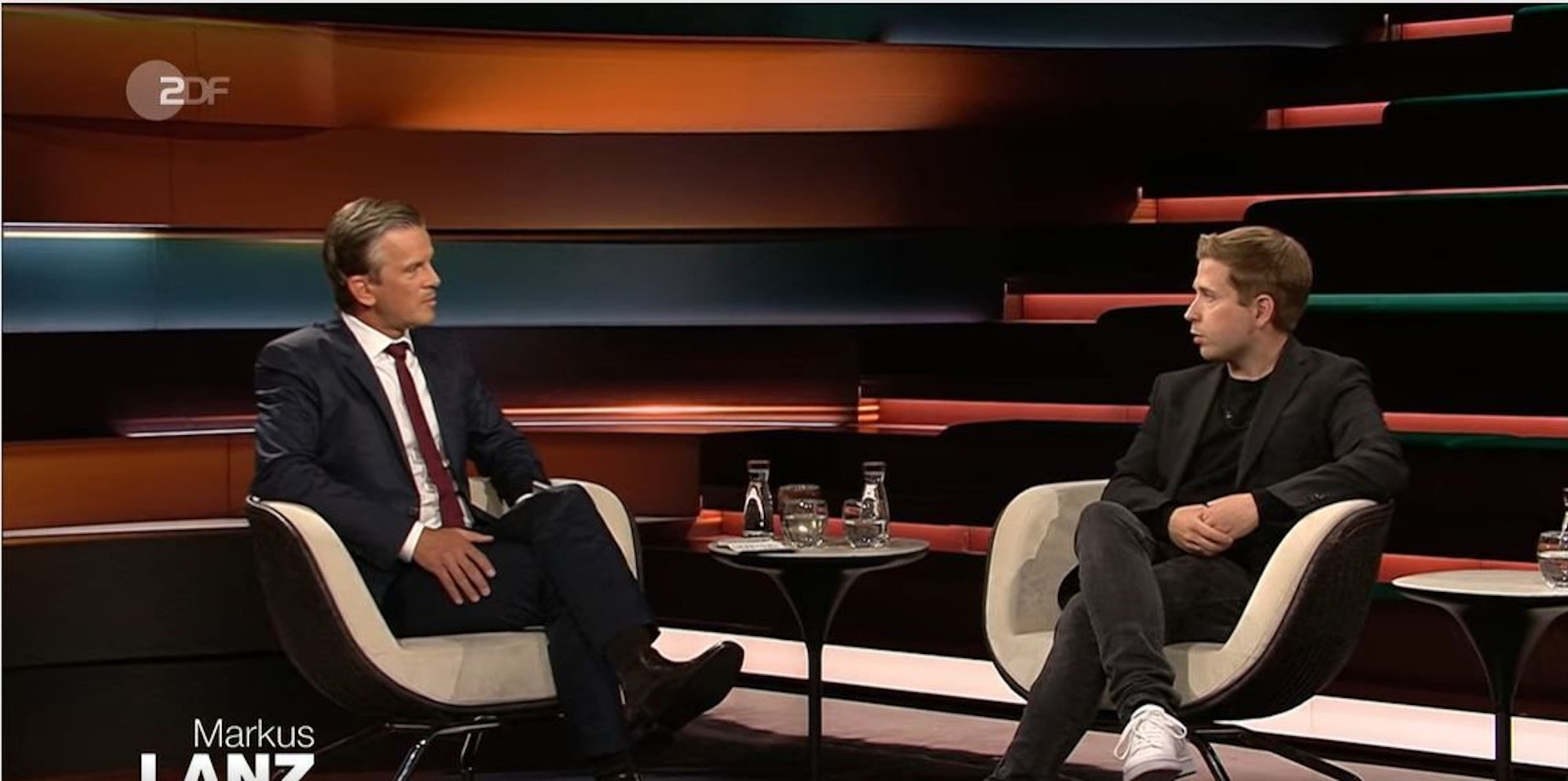 Markus Lanz sprach am Dienstag mit SPD-Generalsekretär Kevin Kühnert über die umstrittene Gasumlage.