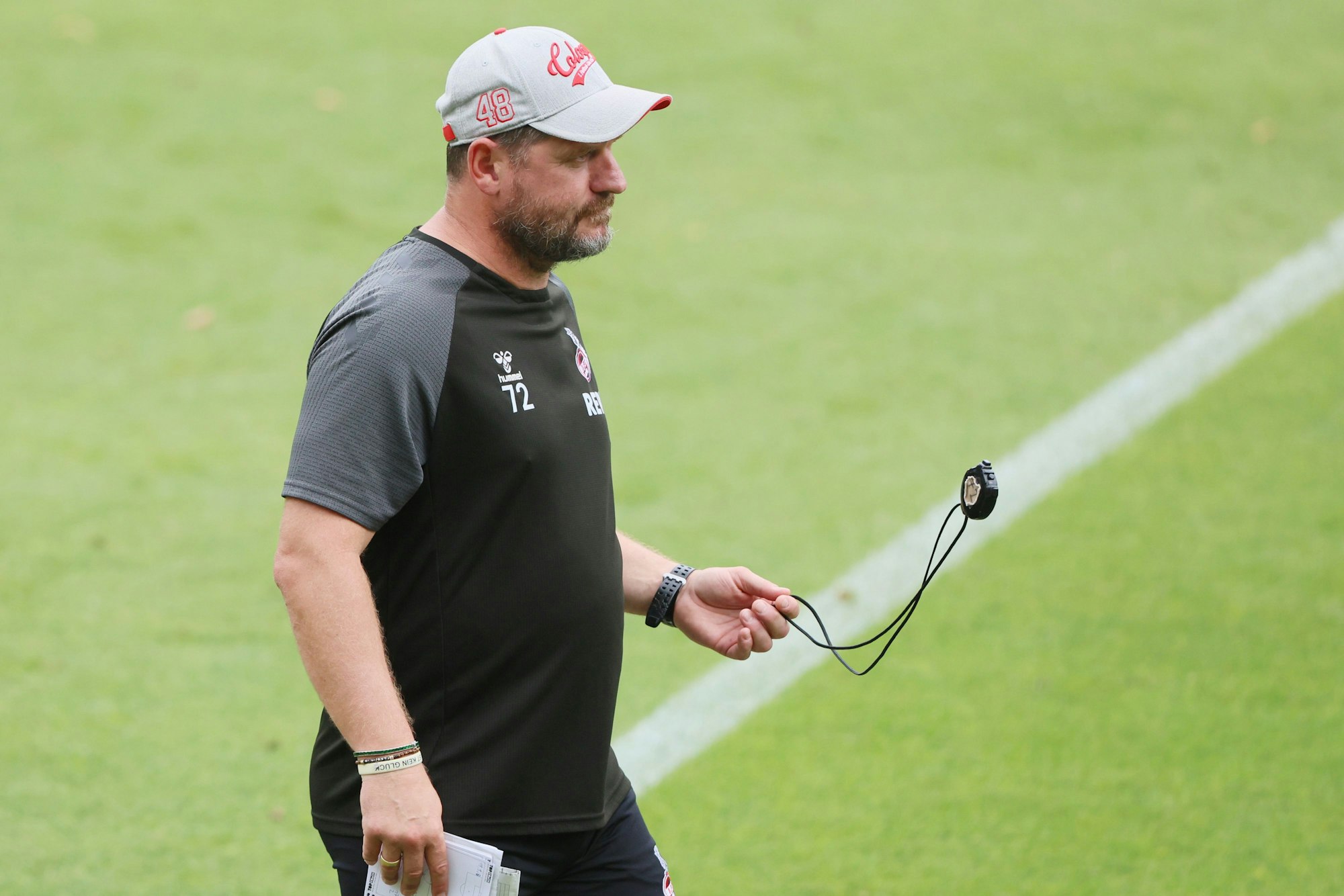 1Steffen Baumgart im Training des 1. FC Köln.