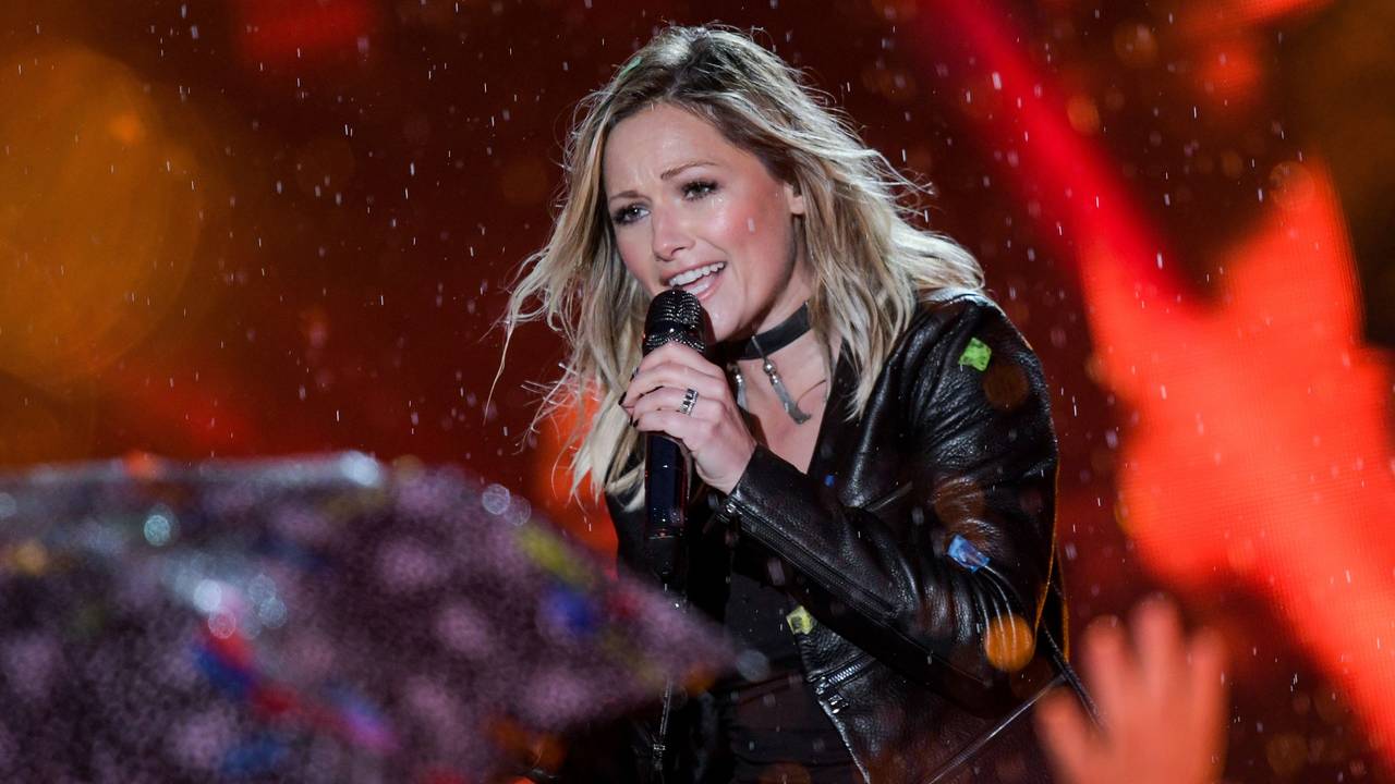 Das Konzert von Helene Fischer wird von düsteren Wetteraussichten überschattet. Das Foto zeigt die Sängerin im Mai 2017 bei einer Veranstaltung in Hamburg.