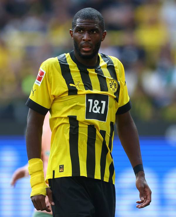 Anthony Modeste beim Spiel von Borussia Dortmund gegen Werder Bremen.