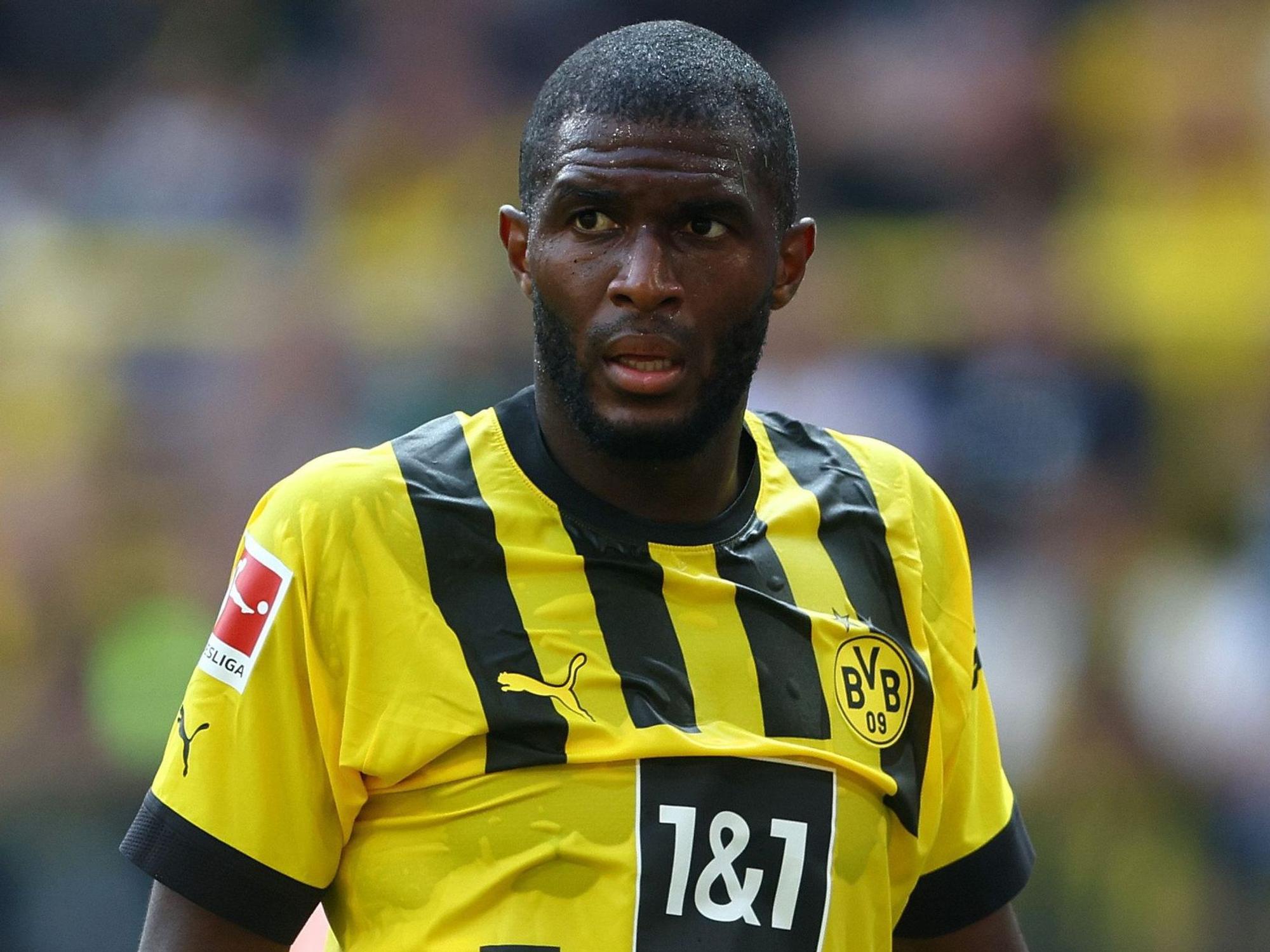 Anthony Modeste beim Spiel von Borussia Dortmund gegen Werder Bremen.