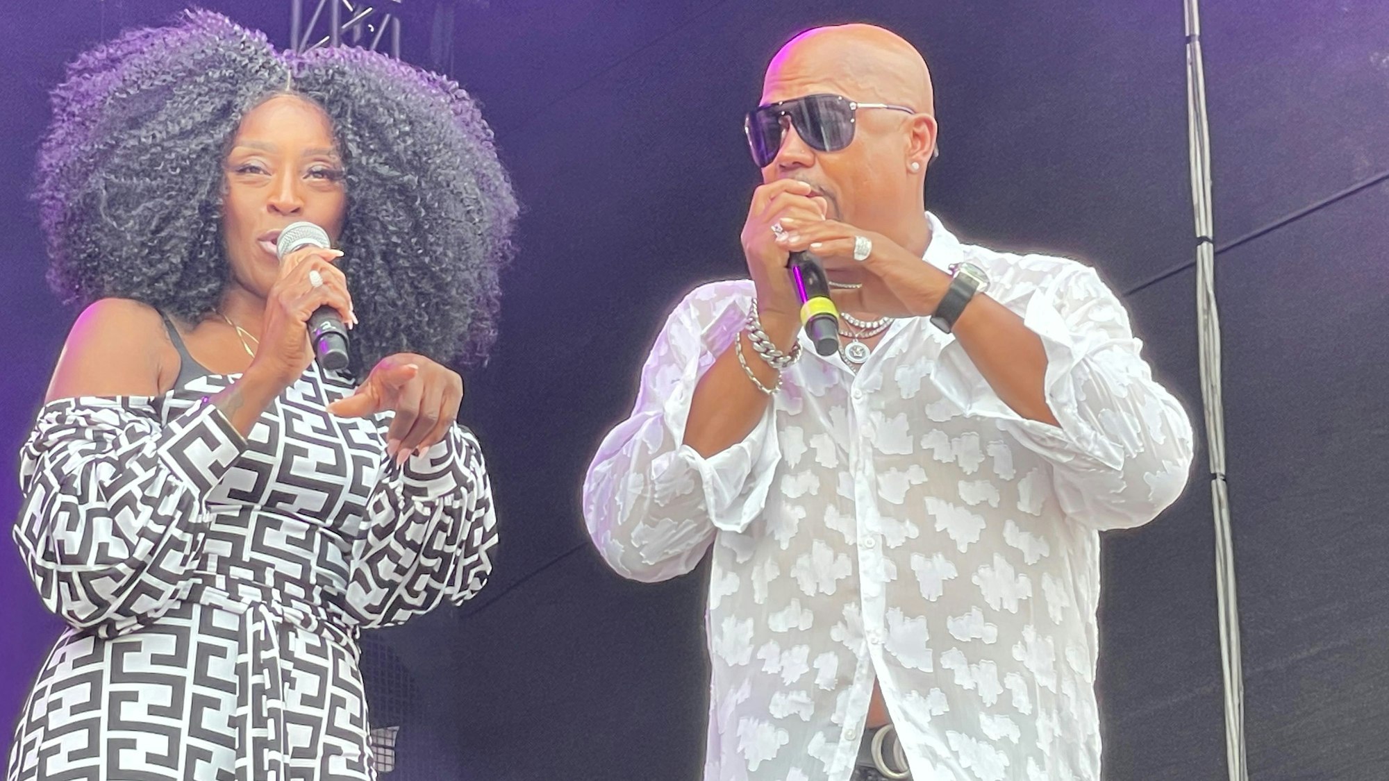 La Bouche beim 90er-Open-Air am Fühlinger See in Köln.