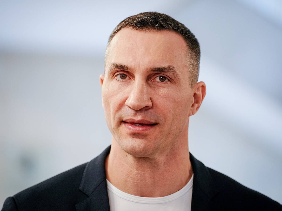 Der frühere Boxweltmeister Wladimir Klitschko am Rande seines Besuchs in Berlin bei Treffen mit mehreren deutschen Ministern.