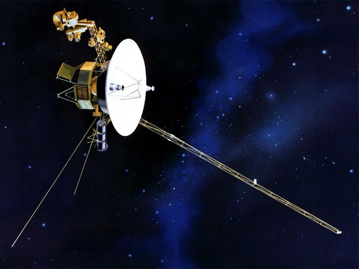 Die Illustration zeigt die amerikanische Raumsonde «Voyager 1» (undatiert).