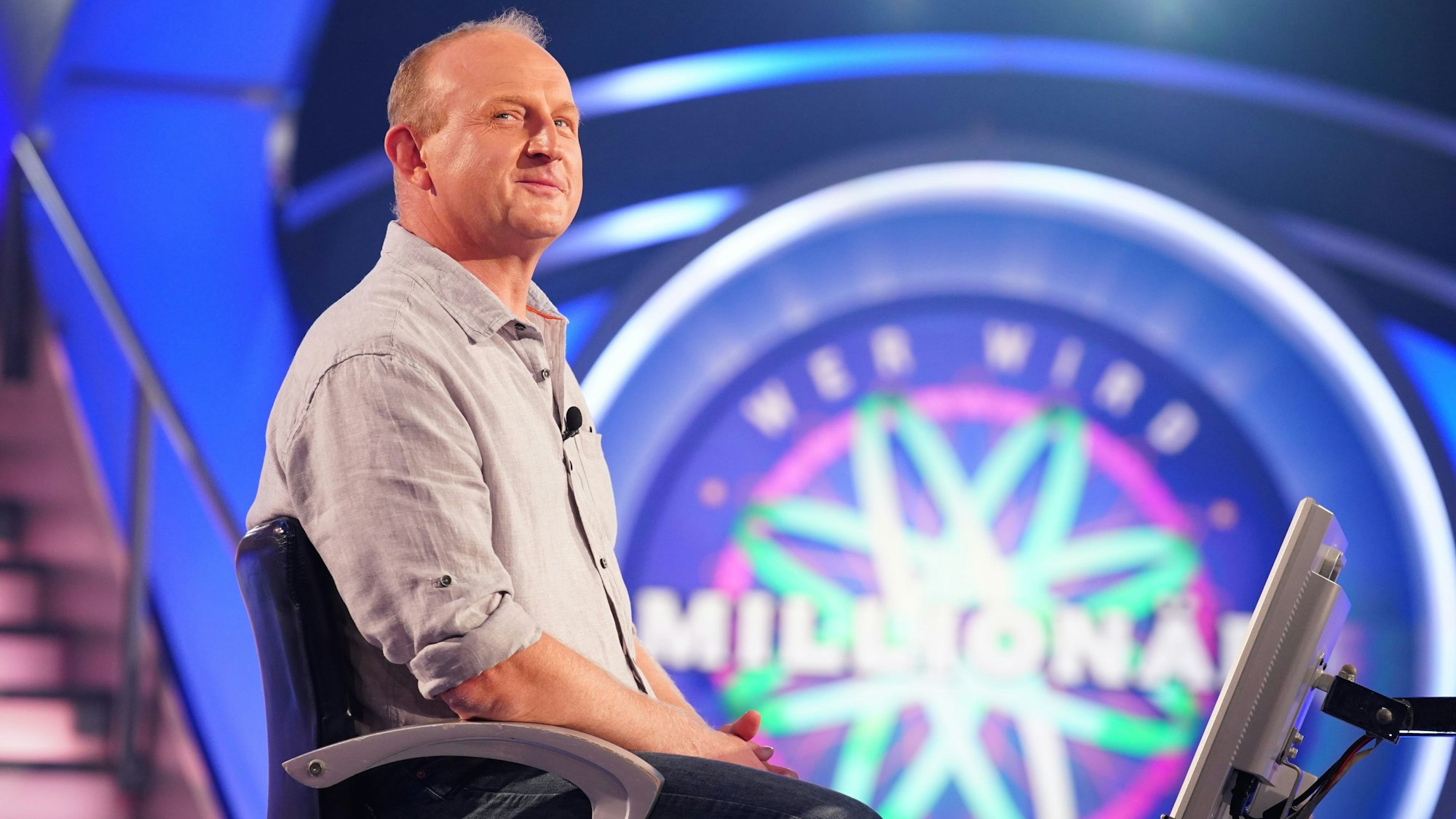 Schliek spielte risikofreudig. Erst bei der 64.000-Euro-Frage sicherte er per Zusatzjoker ab.