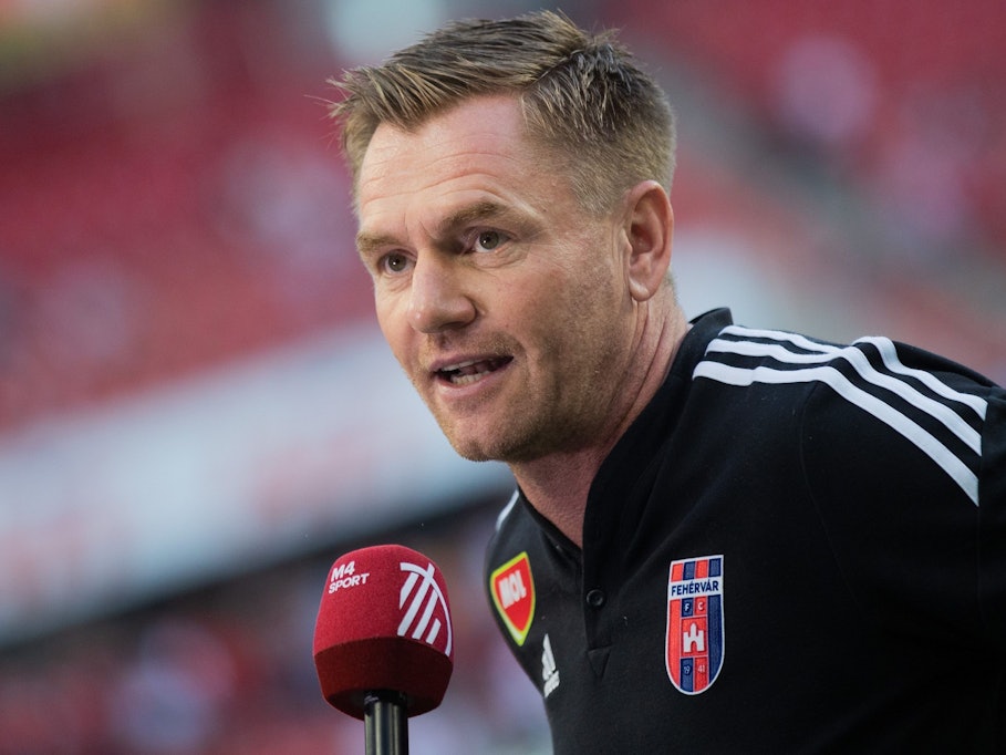 Michael Boris vor dem Hinspiel der Playoffs in der Conference League beim 1. FC Köln im Interview