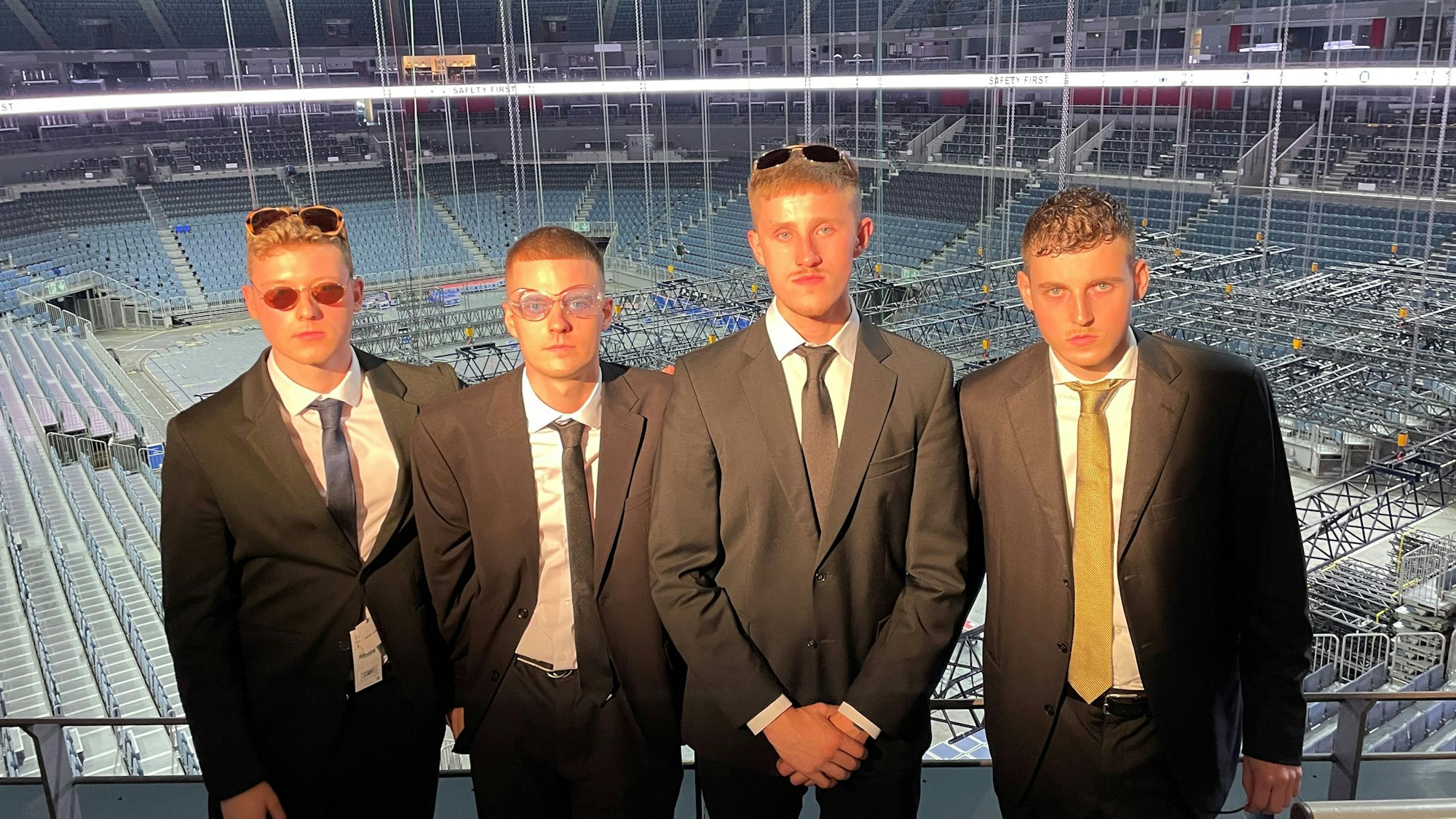 Das Comedy-Quartett „4 Feinde“ in der Lanxess-Arena.