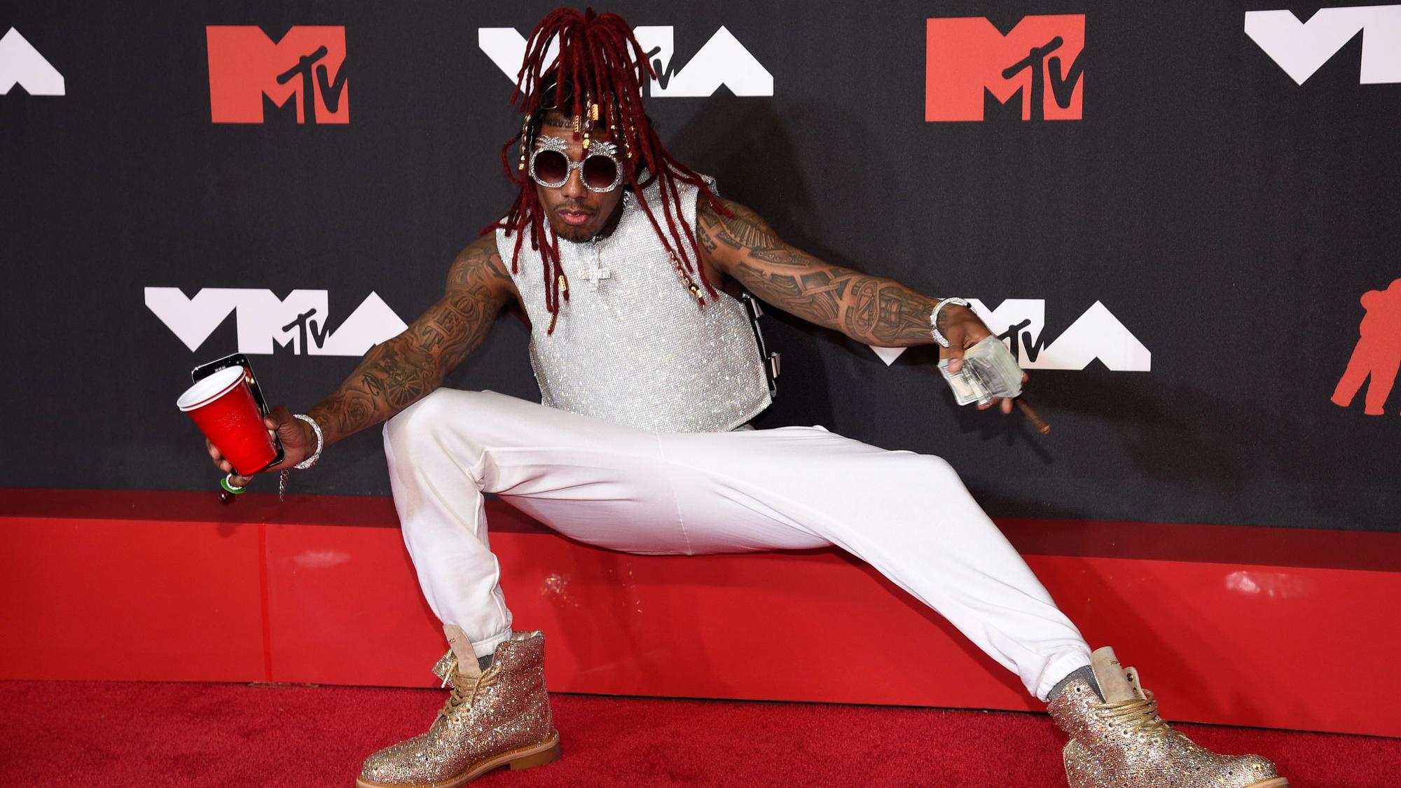 US-Schauspieler und Rapper Nick Cannon lebt polygam. Jetzt macht er erneut Baby-News öffentlich. (MTV Video Music Awards 2021).